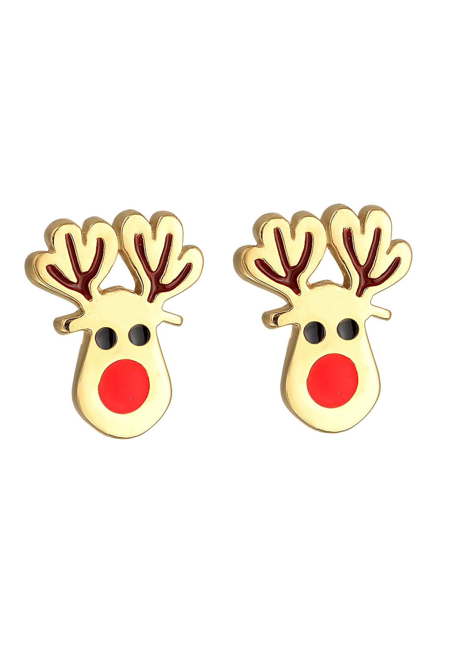 Elli Paar Ohrstecker »Ohrringe Kinder Rentier Weihnachten Hirsch 925 Silber«