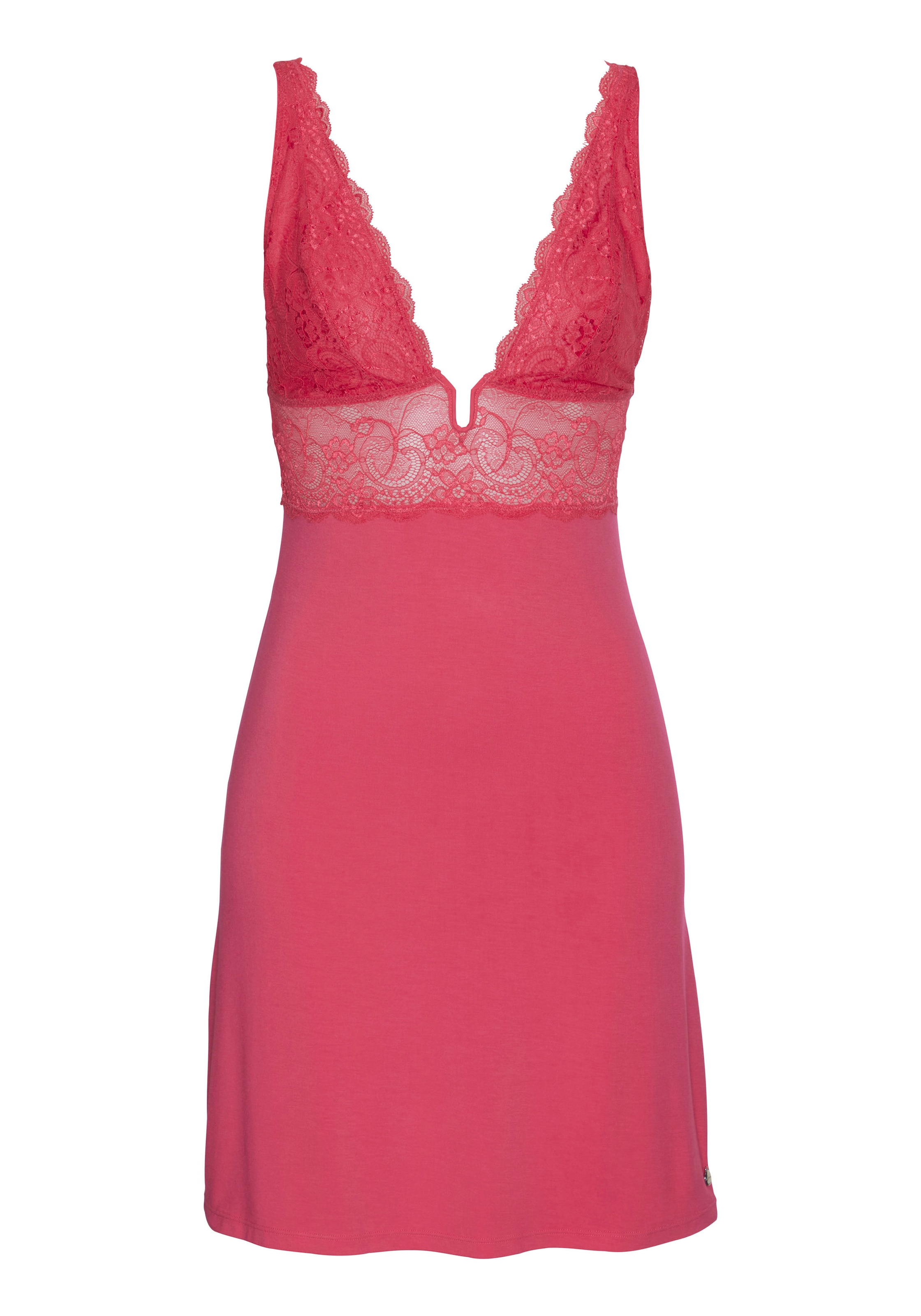 LASCANA Negligé mit schönen Spitzendetails
