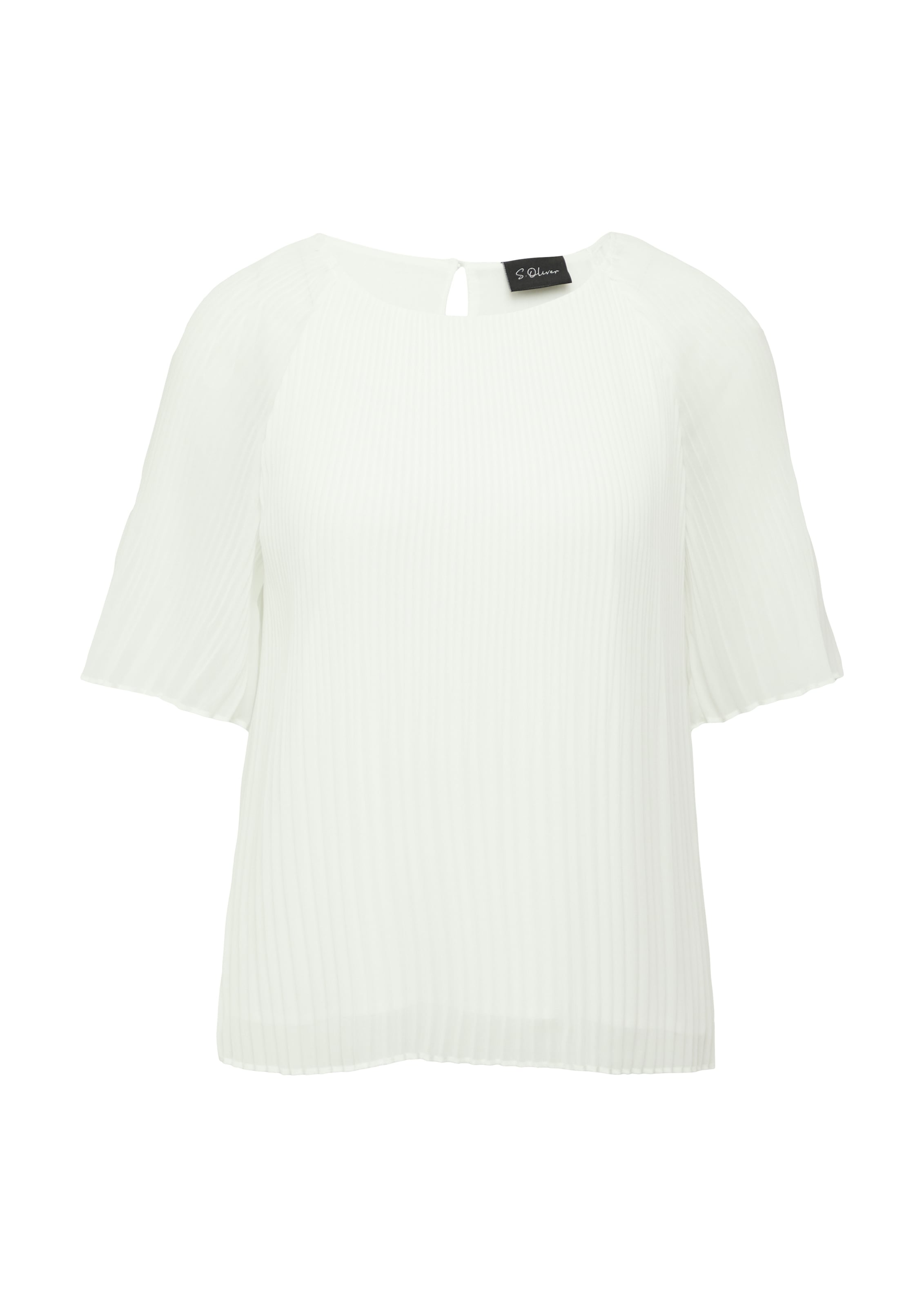s.Oliver BLACK LABEL Kurzarmbluse, mit Struktur