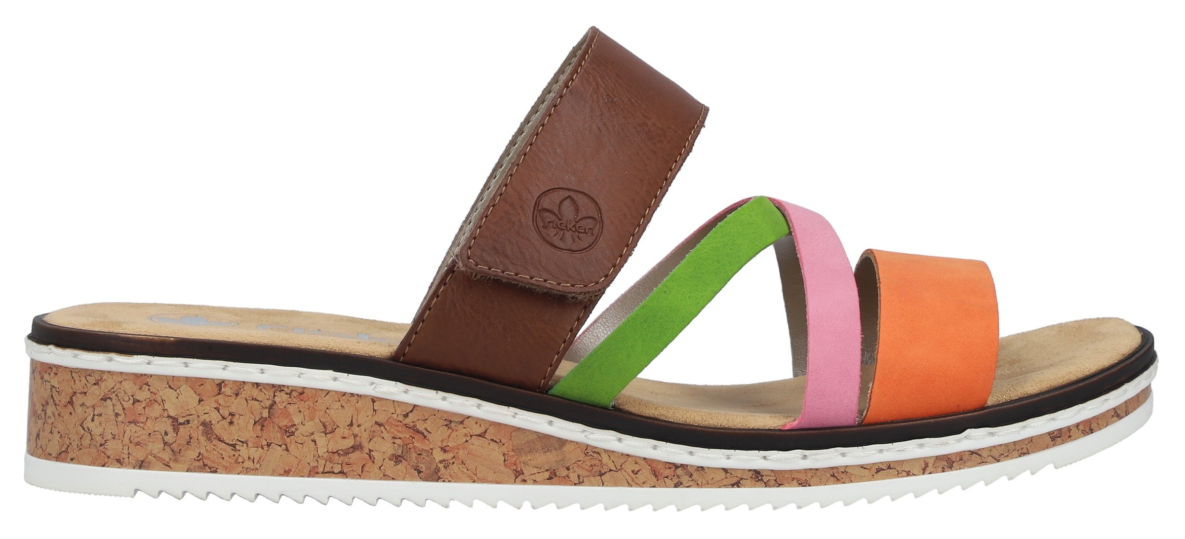 Rieker Pantolette  Keilabsatz, Sommerschuh, 150 Jahre RIEKER Jubiläumsartikel