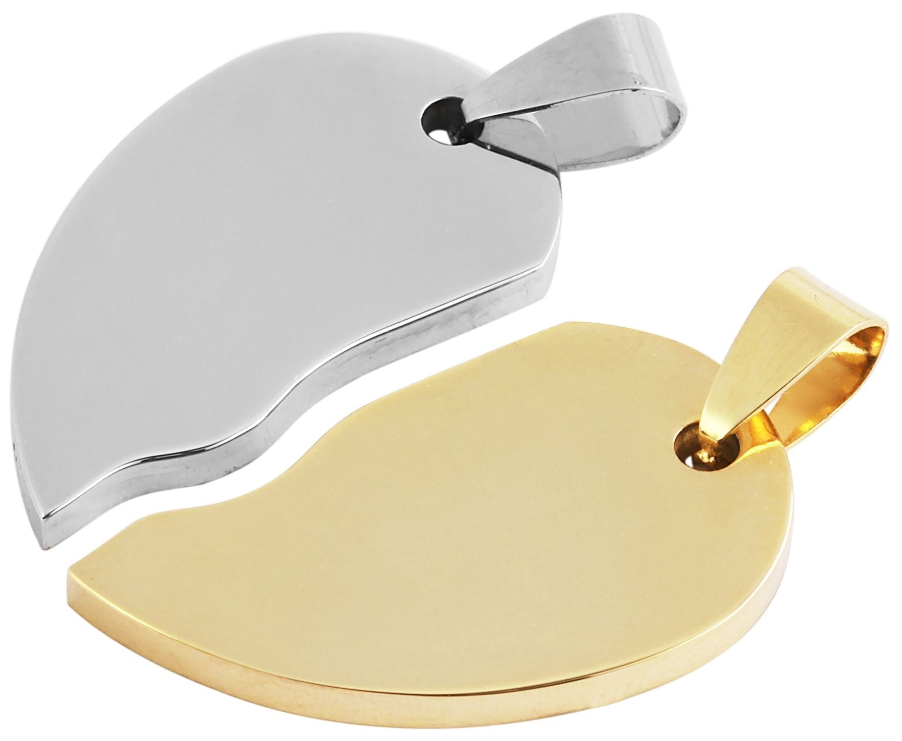 Adelia´s Kettenanhänger »Unisex Anhänger ¿ Herz Gravuranhänger aus Edelstahl«