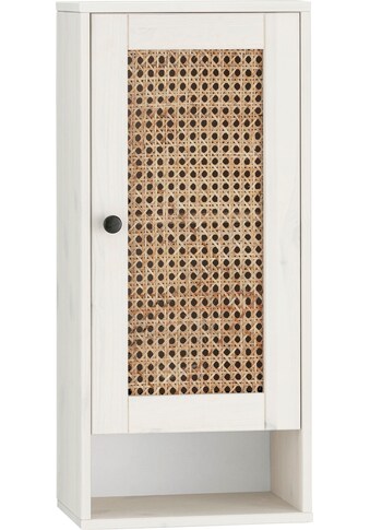 Home affaire Hängeschrank »Roan«, aus Kiefer massiv mit Rattan-Einsatz, Breite 32 cm kaufen