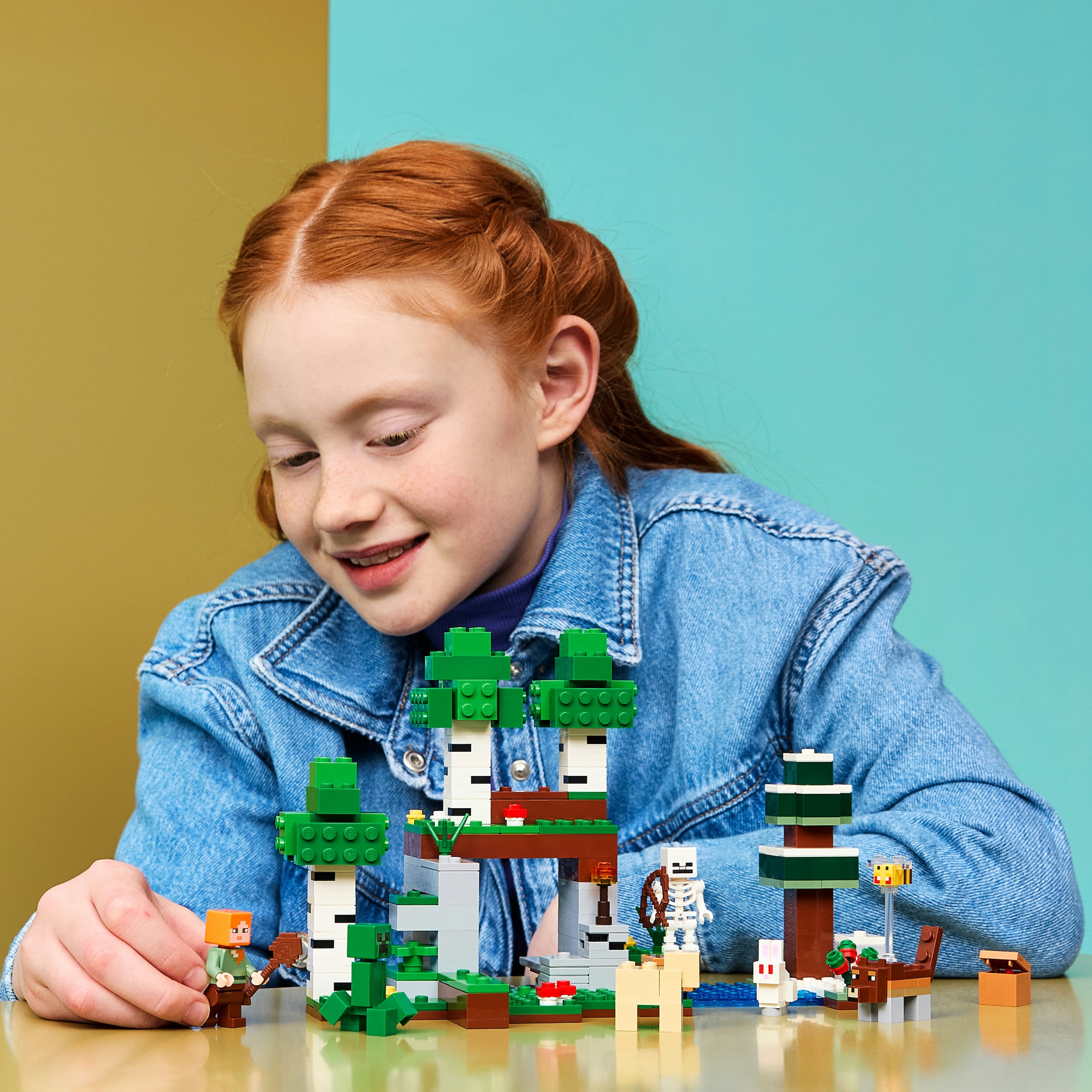 LEGO® Konstruktionsspielsteine »Erstes Abenteuer in der Nacht (21593), LEGO Minecraft« Made in Europe