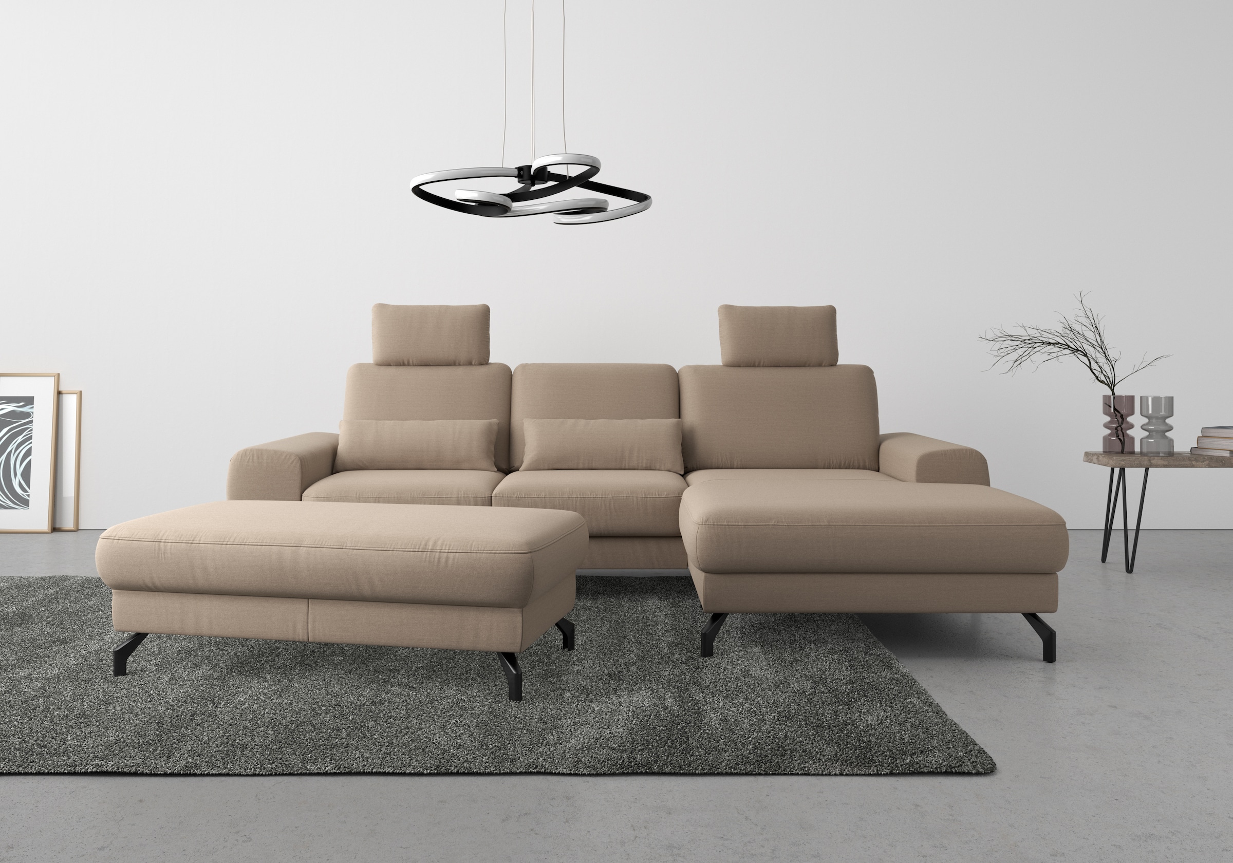 sit&more Hockerbank »Cinturo«, mit Federkern, Sitzhöhe 45 cm