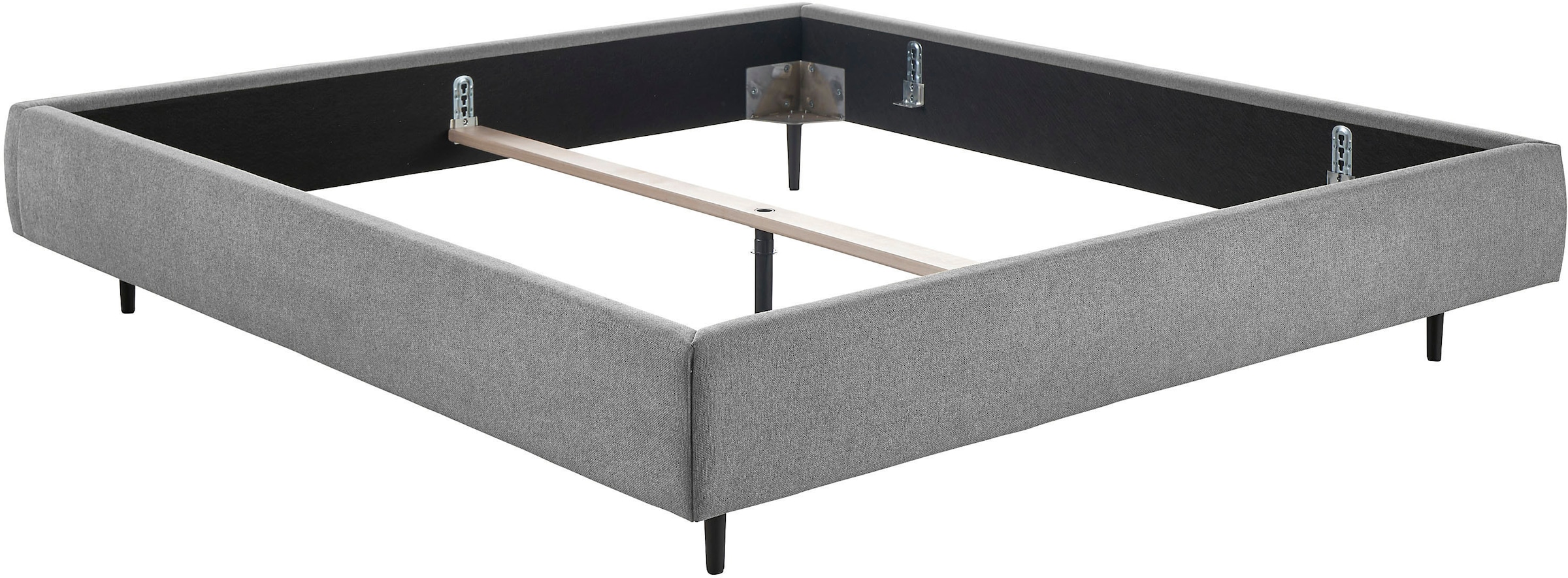 Home affaire Polsterbett »Lumira, rahmenhohes Design & wahweise Überlänge« inkl. 7-fache Einlegetiefenverstellung & saugroboterfreundliche Höhe