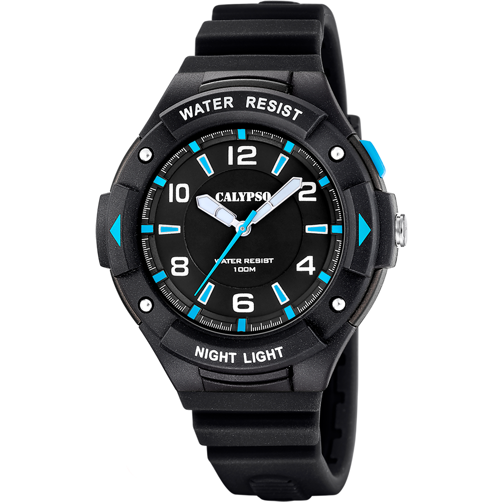 CALYPSO WATCHES Quarzuhr »Street Style« Armbanduhr, Herrenuhr, Silikonarmband, analog, Beleuchtung
