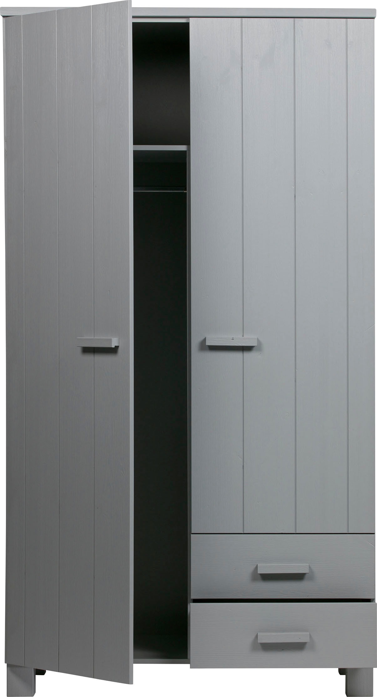 WOOOD Garderobenschrank »Dennis« mit Kleiderstange, viel Stauraum, B 111 cm x H 202 cm