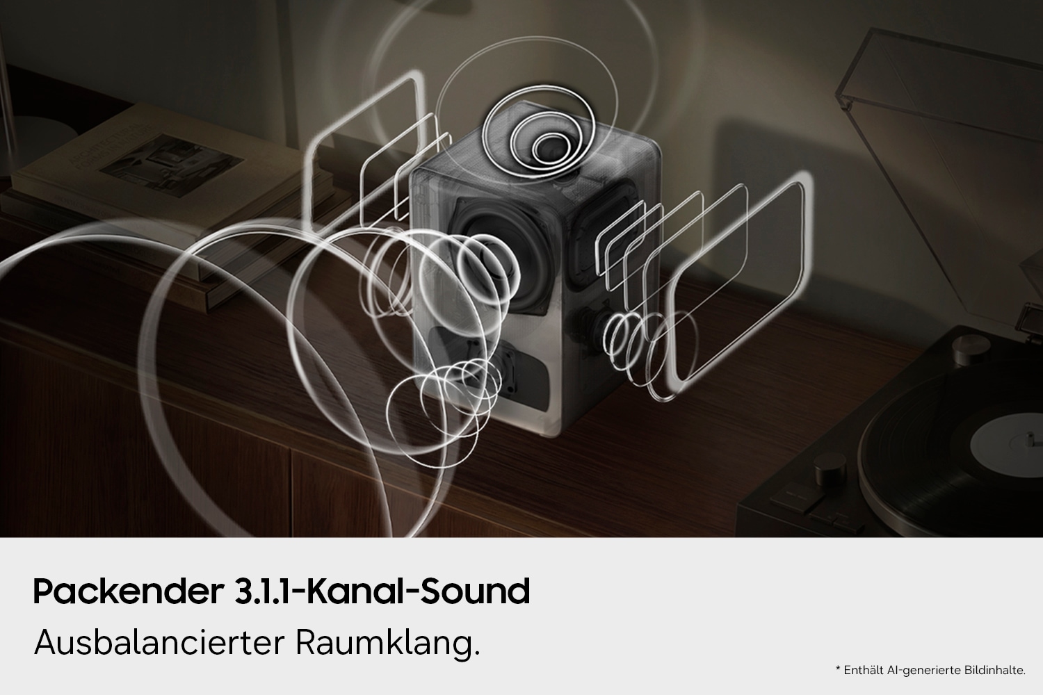 Samsung Bluetooth-Lautsprecher »Music Studio 7 LS70H« 3.1.1 (Bluetooth | WLAN (WiFi) App-Steuerung | Chromecast | Dolby Digital | Hi-Res | Nacht Modus | Sprachsteuerung )