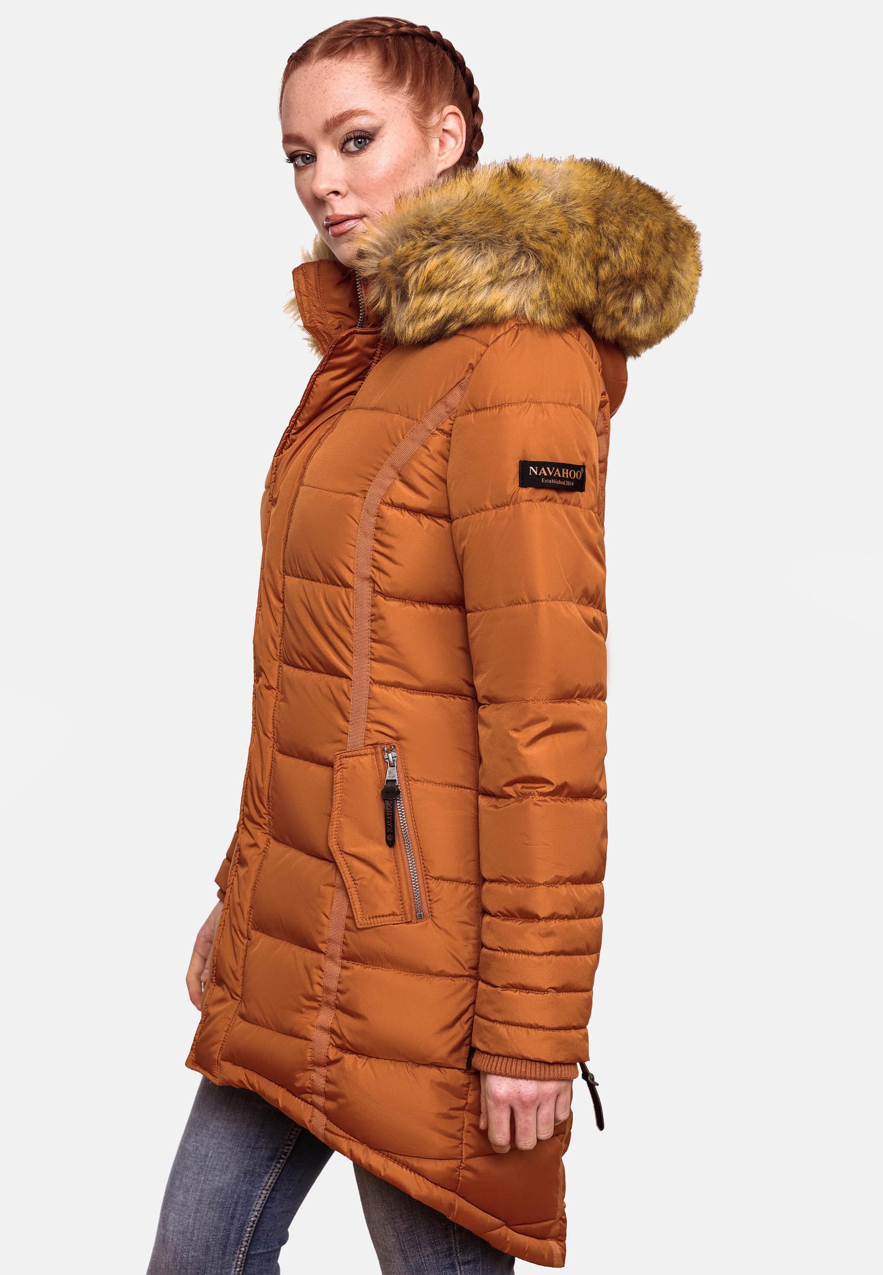 Navahoo Steppmantel »Steppmantel Papaya«