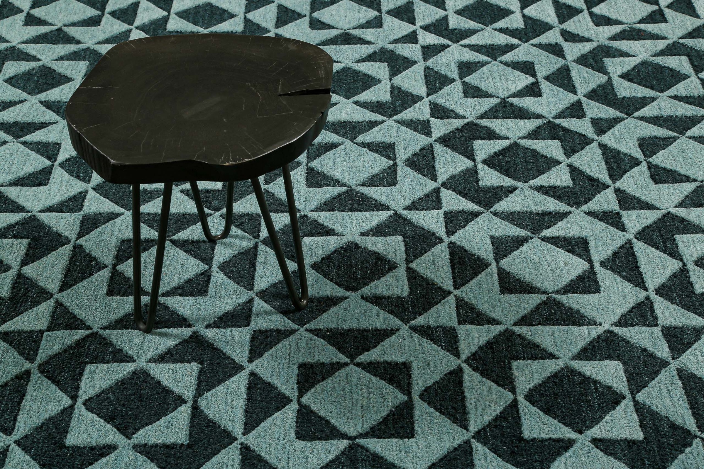 Wecon home Teppich »Downtown« rechteckig 10 mm Höhe handgefertigt, pflegeleicht, Fasermix, Wohnzimmer, Schlafzimmer