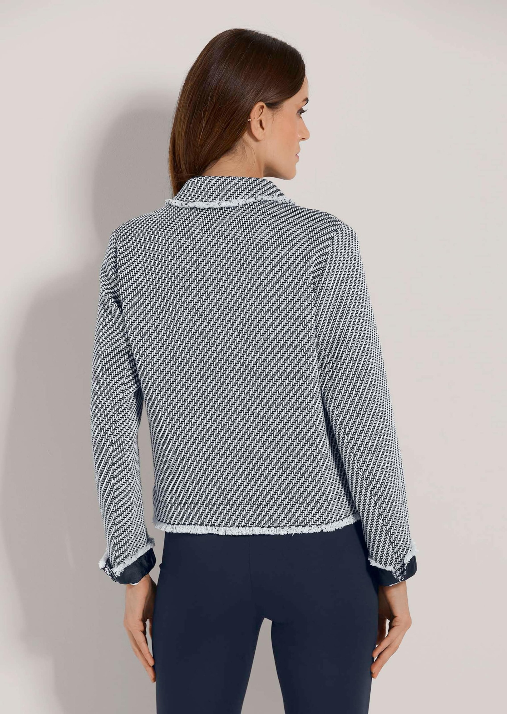MADELEINE Kurzblazer »Blazer Kurzblazer mit Fransen«