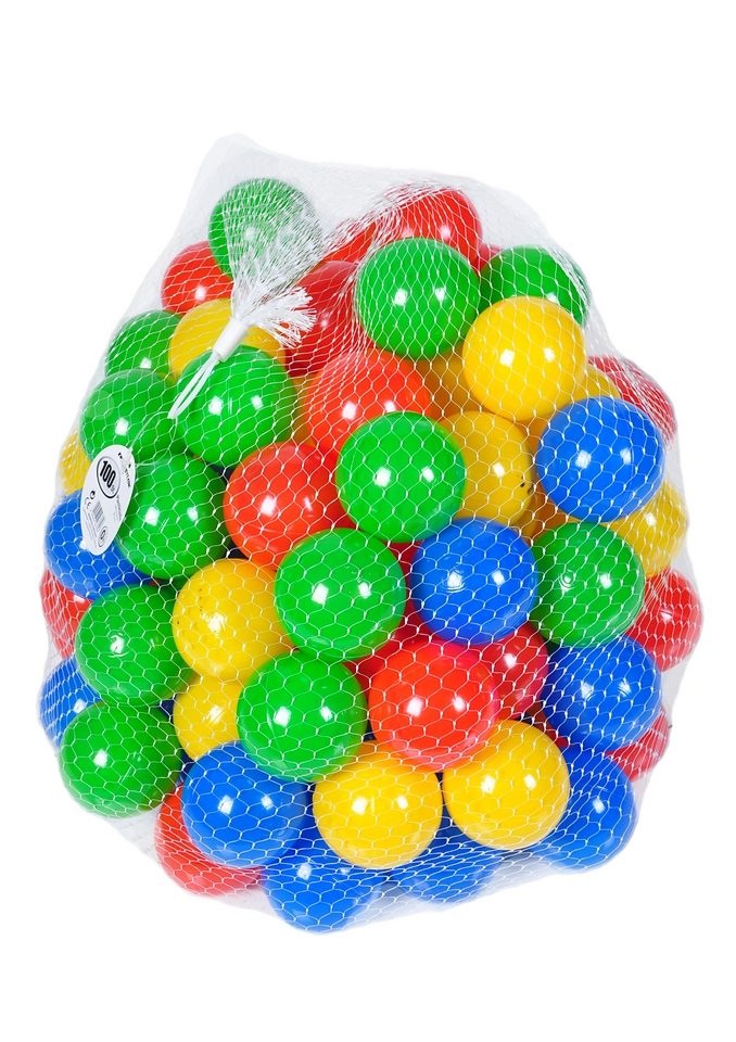 Knorrtoys® Bällebad-Bälle »blue/red/green/yellow«, (100)