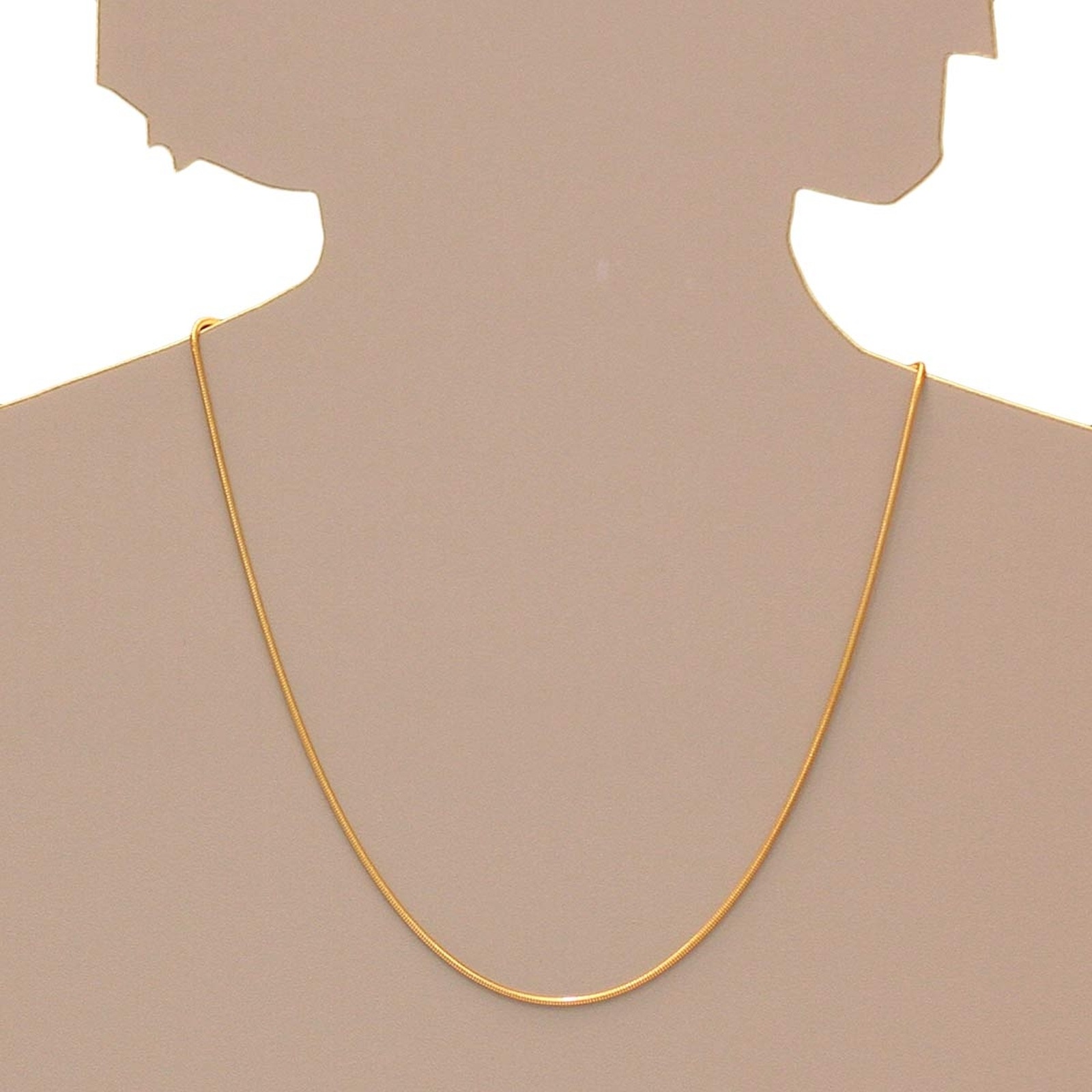 OSTSEE-SCHMUCK Silberkette »- Schlange 1,6 mm - Silber 925/000, vergoldet -,«