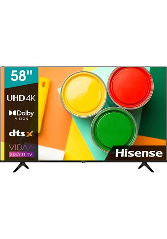 Hisense LED-Fernseher »58A6FG«, 146 cm/58 Zoll, 4K Ultra HD, Smart-TV, Triple Tuner... kaufen