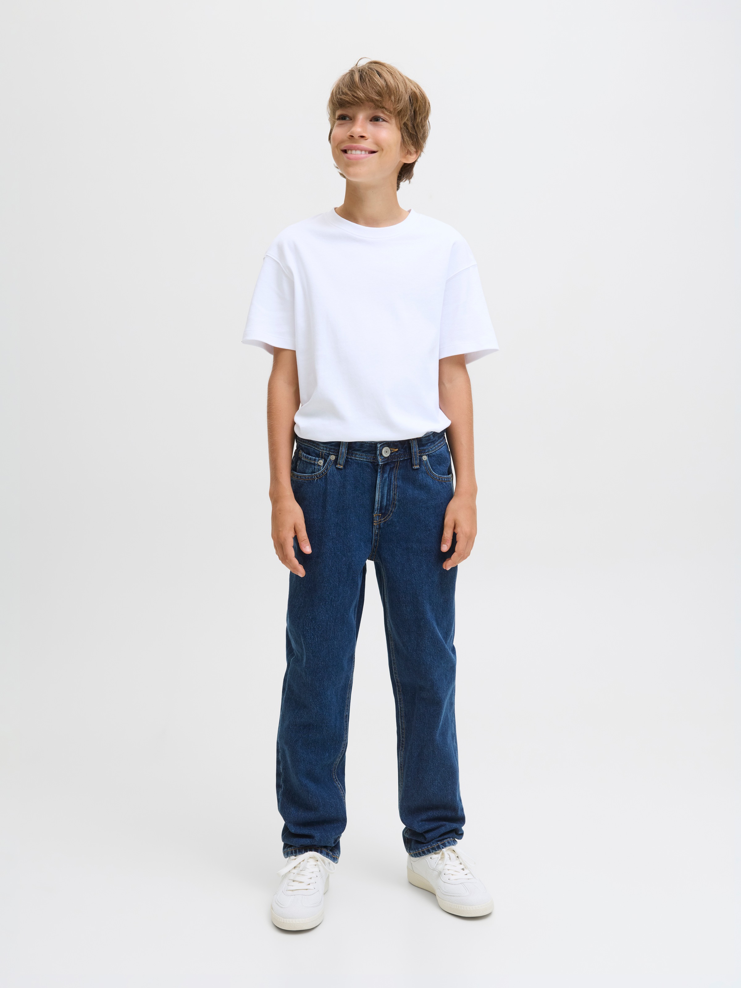 Jack & Jones Junior Regular-fit-Jeans »JJICLARK JJORIGINAL AKM 512 SN JNR«