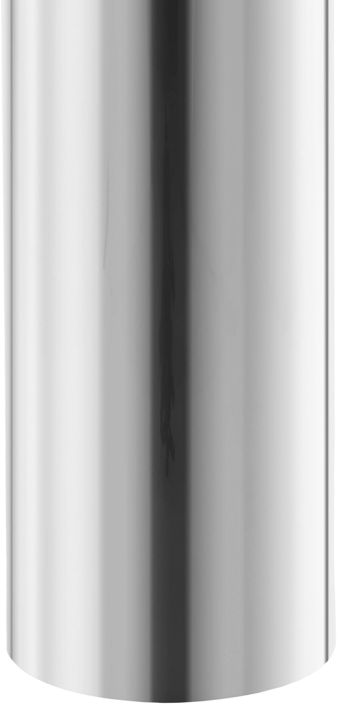 Kayoom Beistelltisch »Ontario 125, Runde Glasplatte aus Sicherheitsglas, 100% Edelstahl«, (1 St.), Minimalistisches Design, Säulengestell, pflegeleicht