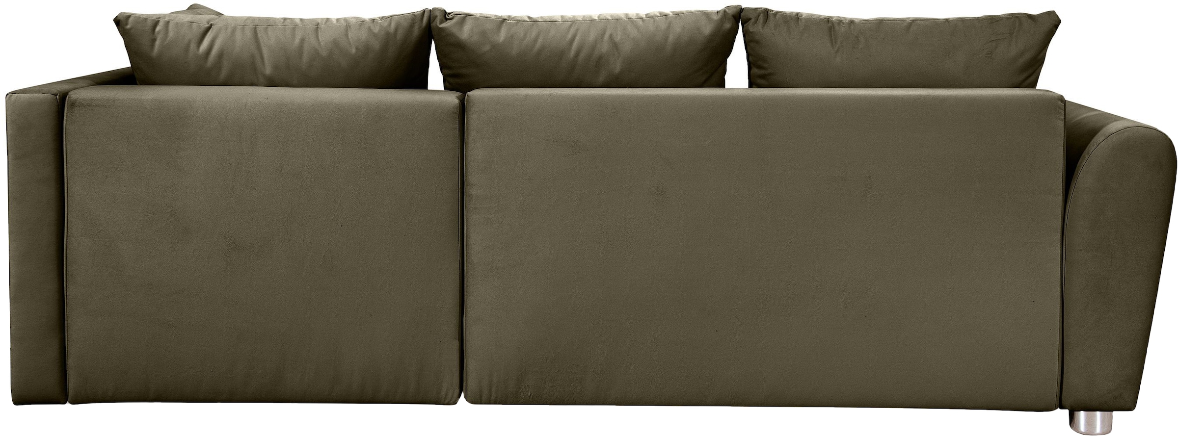 COLLECTION AB Ecksofa »JANA«, Ecksofa,Bettfunktion,Bettkasten,Bonnelfederkern,Rückenkissen