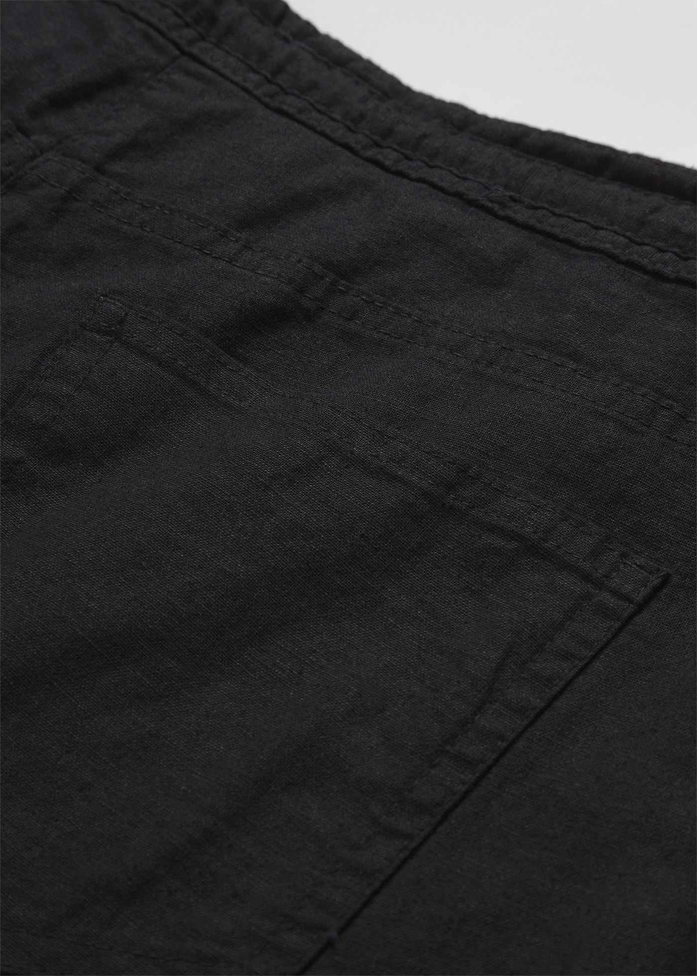 bonprix Leinenhose  Loose Fit, mit Kordelzugbund, mit Eingrifftaschen, mit Gesäßtaschen