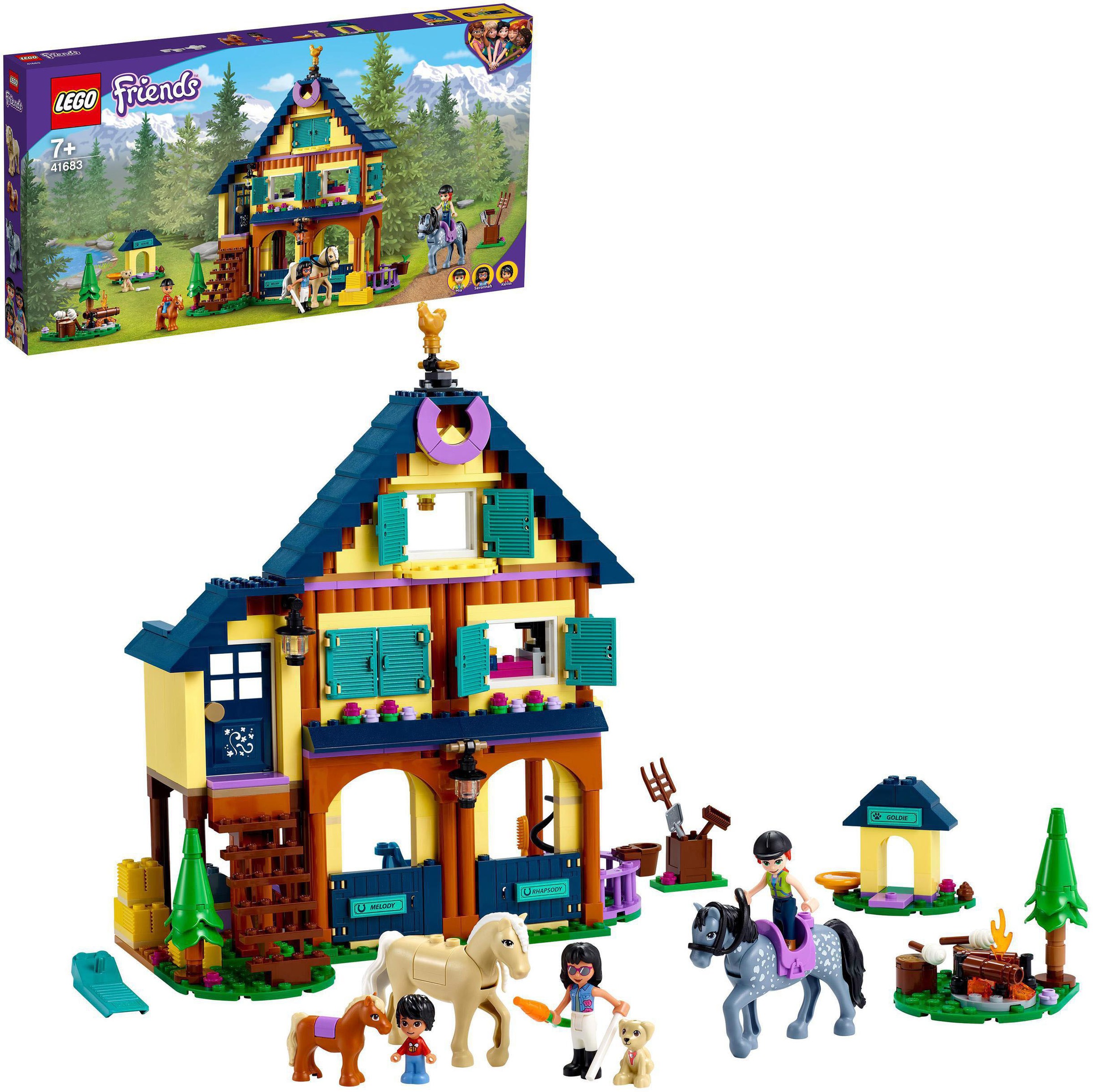 LEGO® Konstruktionsspielsteine »Reiterhof im Wald (41683), LEGO® Friends«, (511 St.)