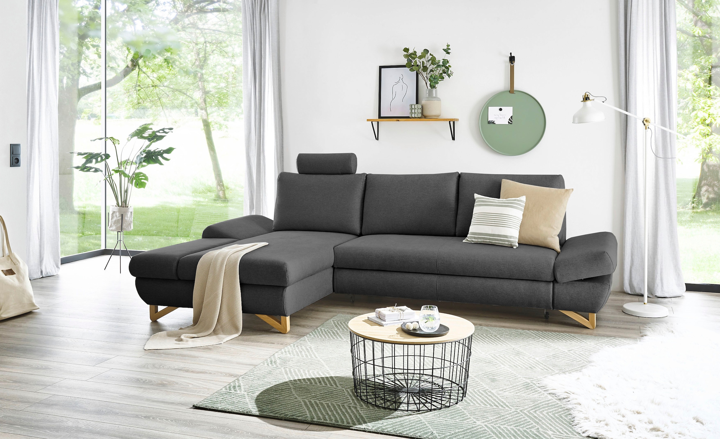 INOSIGN Schlafsofa »City/Giron«, komfortable Bettfunktion (Liegefläche 245 x 138 cm), sowie Bettkasten