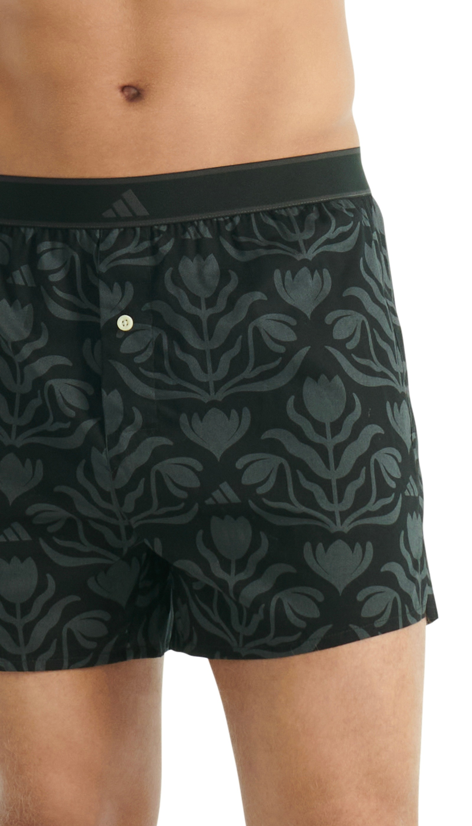 adidas Sportswear Boxershorts »Active Woven« 2er Pack,  lockere Passform, Knopfleiste, elastischer Bund, Webqualität