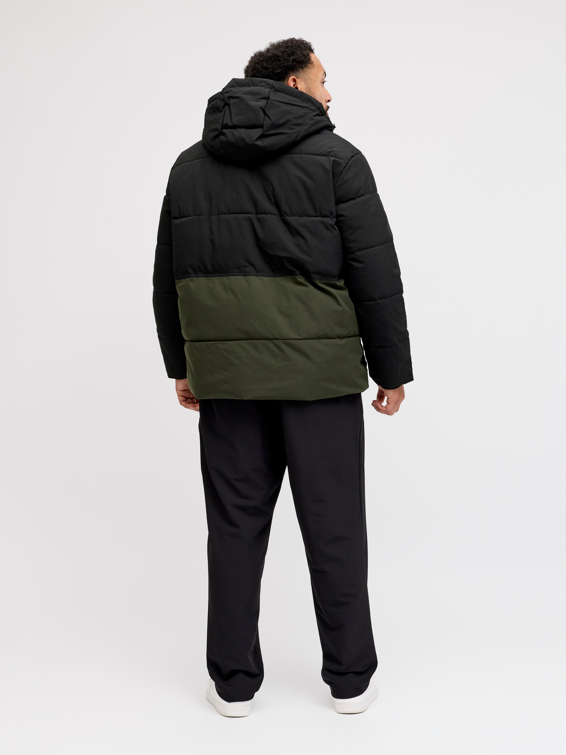 Jack & Jones PlusSize Steppjacke »JJEOWEN PUFFER SN PLS« mit Kapuze