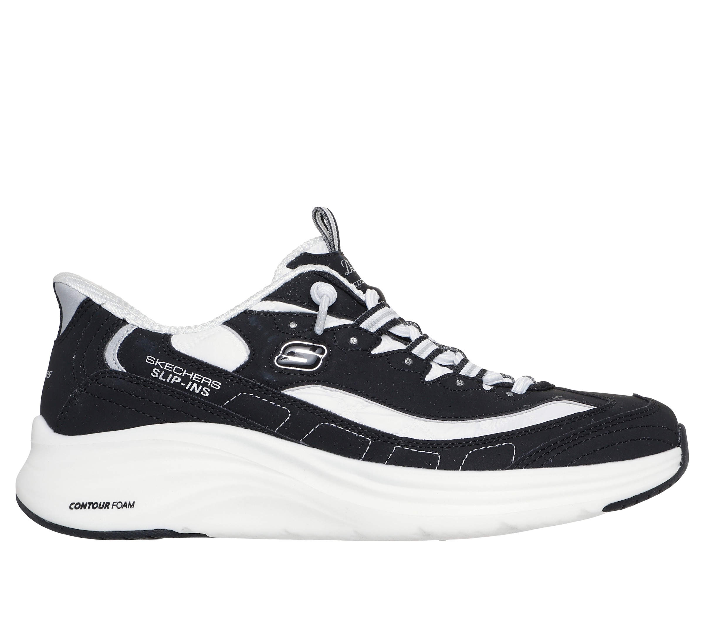 Skechers Slip-On Sneaker »CONTOUR FOAM-SWEET NOSTALGIA«  Schlupfschuh, Slipper mit Slip-Ins Funktion, Cozy Fit™-Komfort