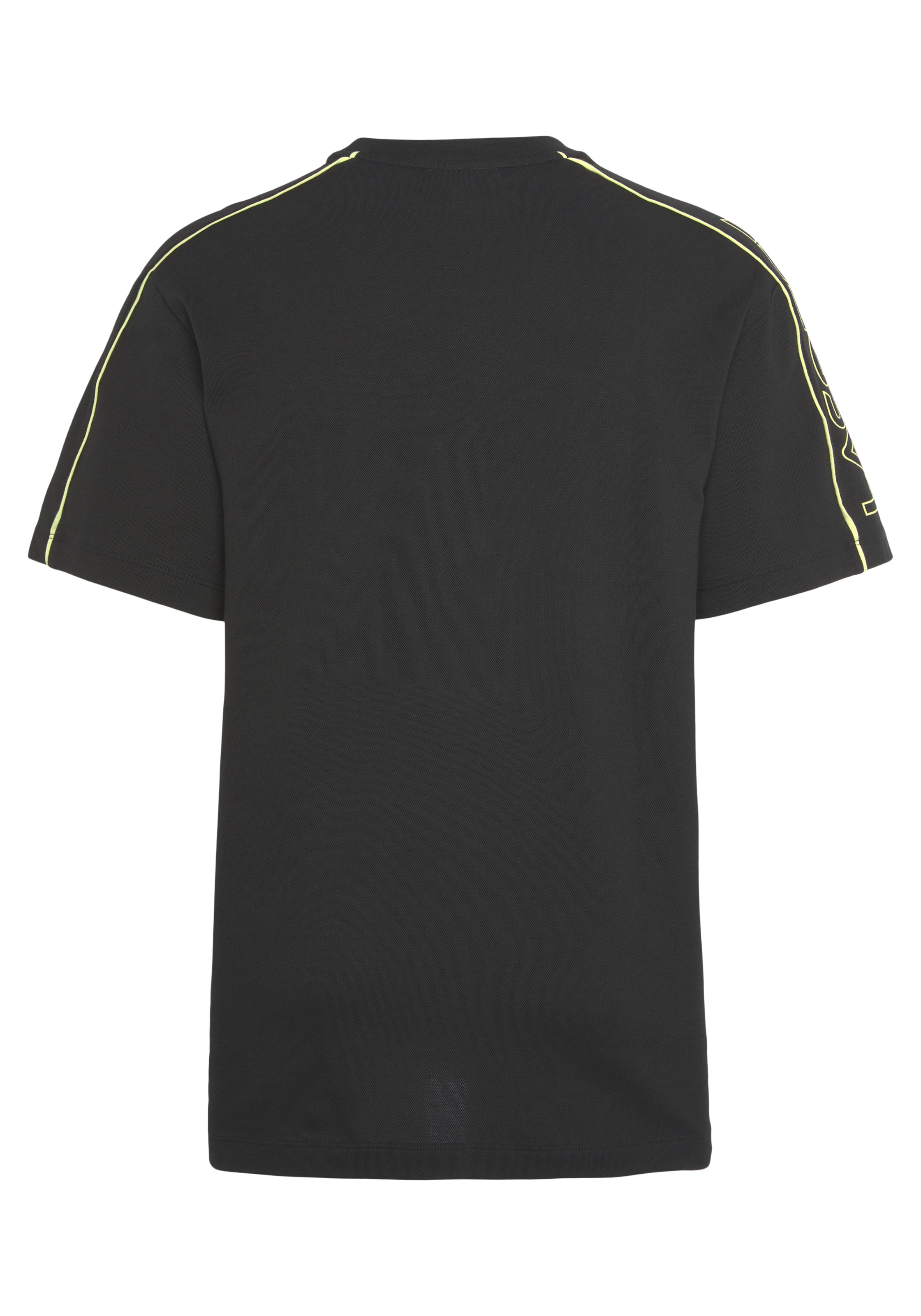Lacoste Kurzarmshirt »T-SHIRT«, mit Neonstreifen online an kaufen den Ärmeln bei OTTO