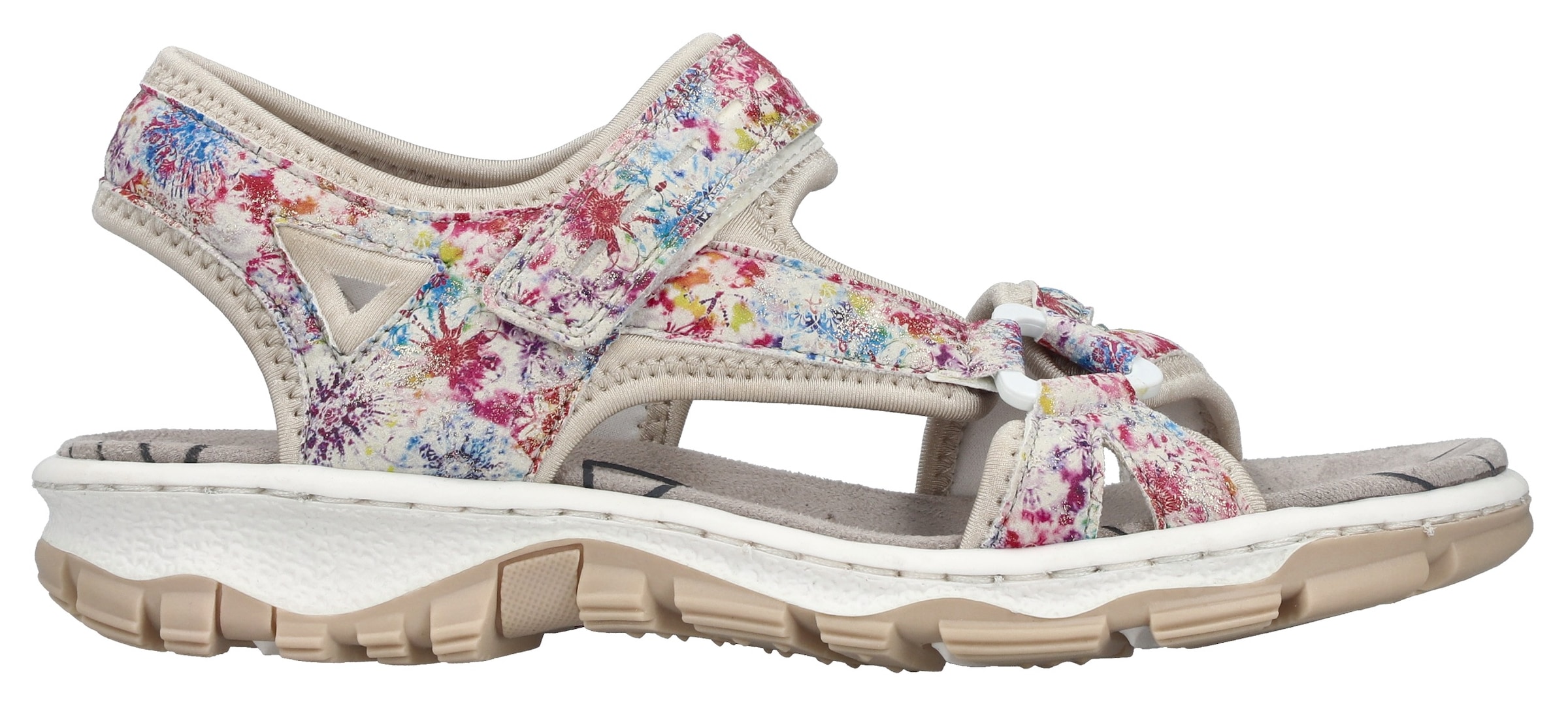 Rieker Riemchensandale  Sommerschuh, Sandalette, Outdoorschuh in Trekking-Optik