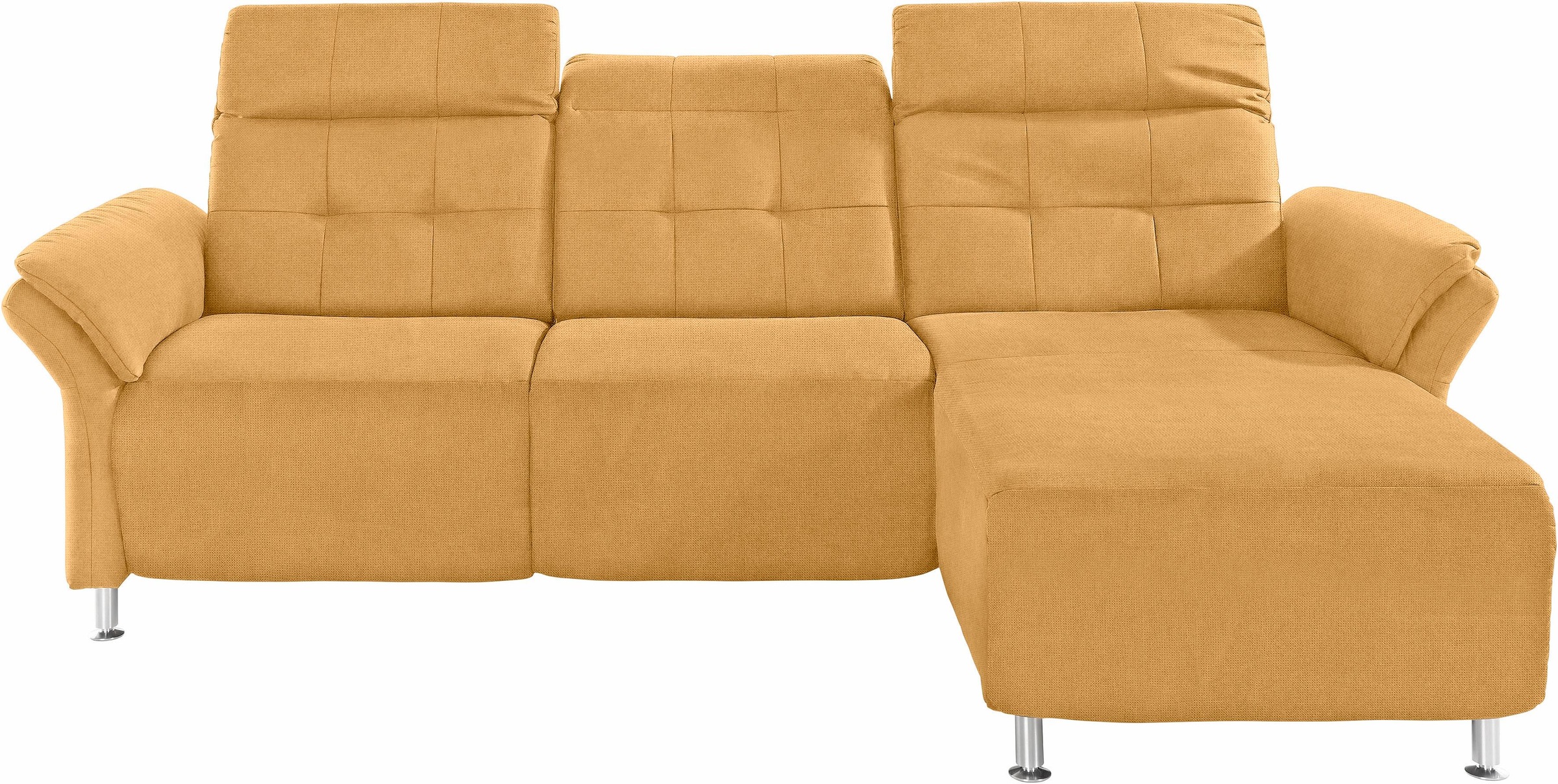 Places of Style Ecksofa »Manhattan L-Form«, 2 Sitze mit elektrischer Relaxfunktion, verstellbare Armlehnen