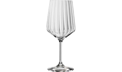 Rotweinglas »LifeStyle«, (Set, 4 tlg., Set bestehend aus 4 Gläsern), 630 ml, 4-teilig