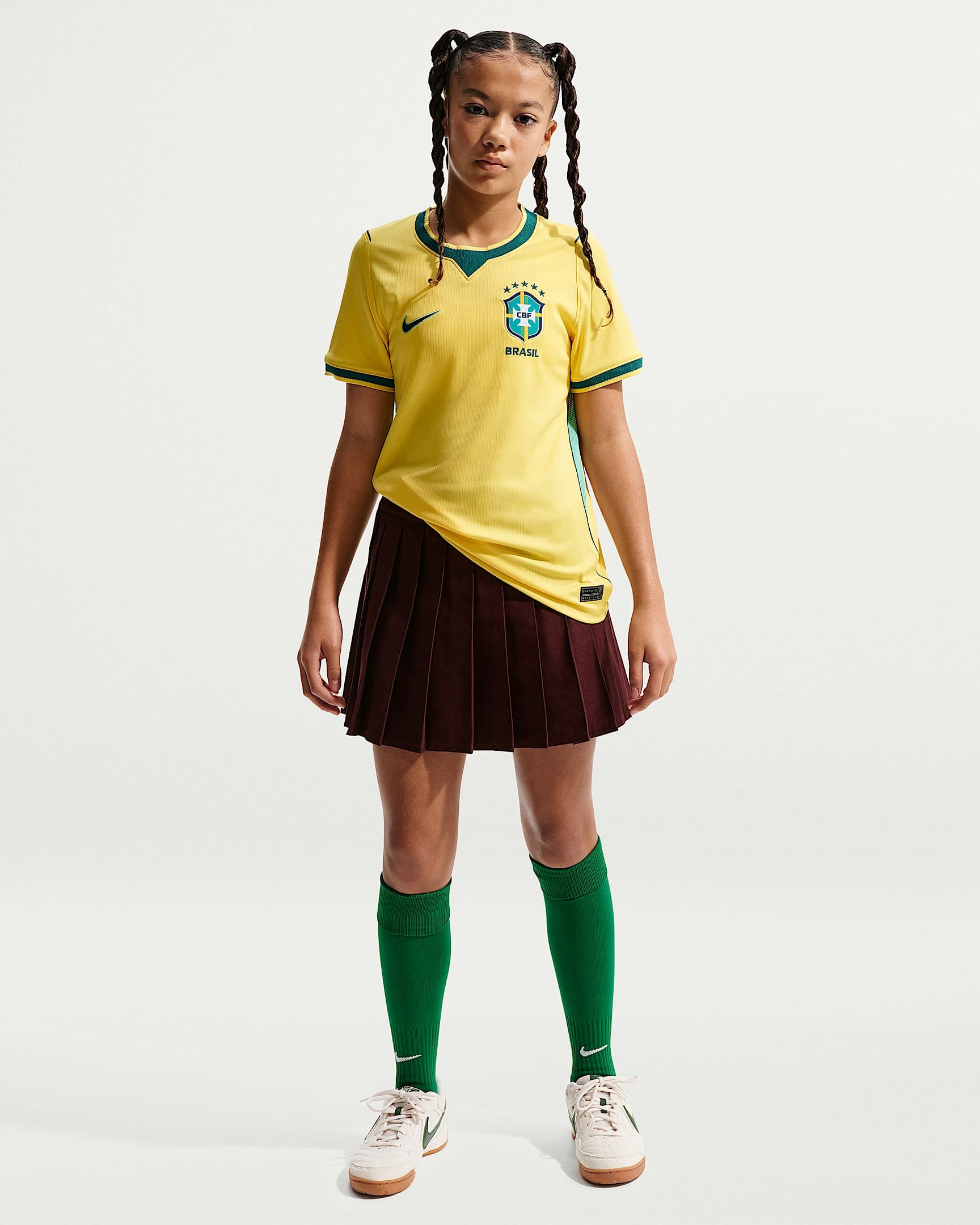 Nike Fußballtrikot »Brasilien 2026 Heimtrikot – Stadion‑Replika für Kinder« Für Kinder und Jugendliche
