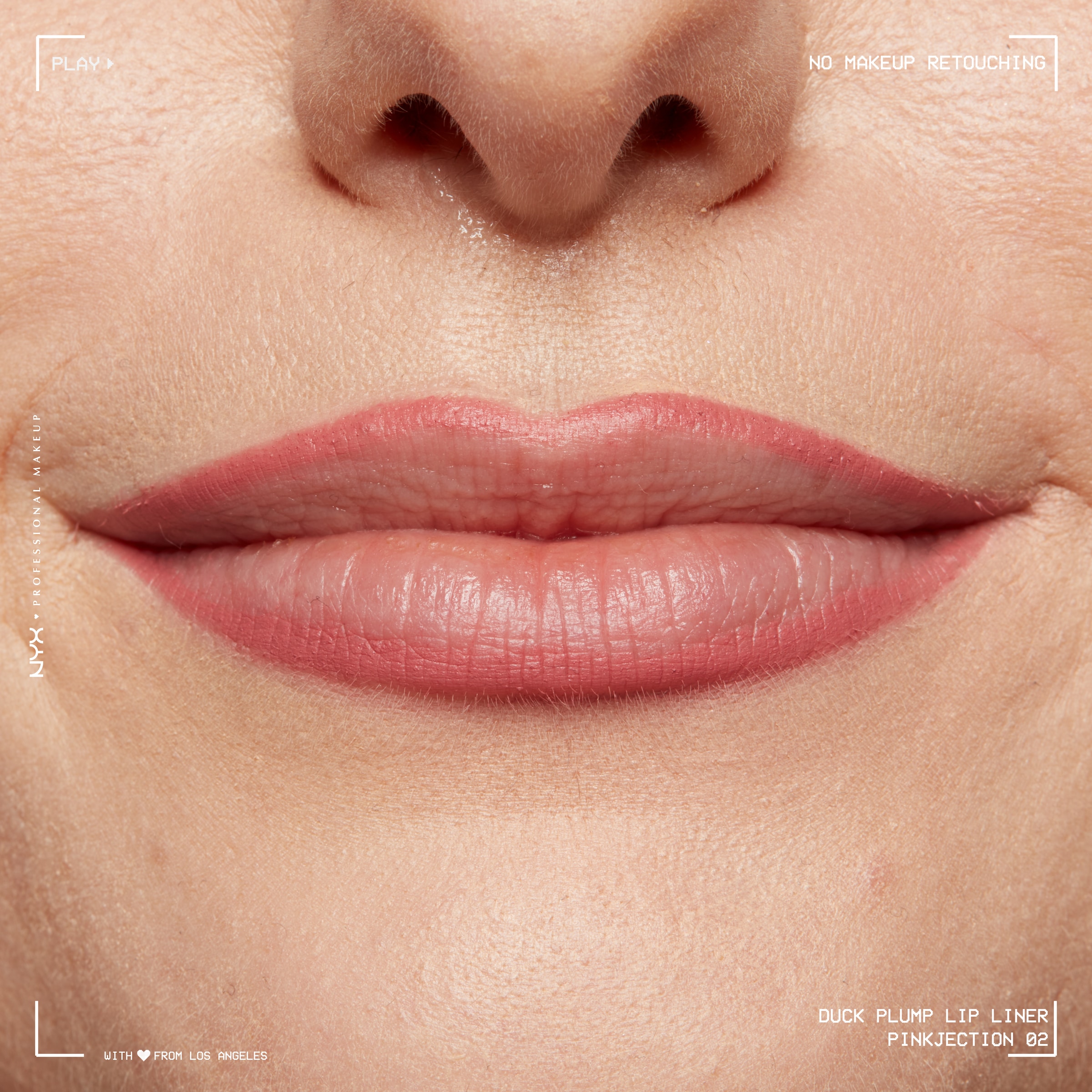 NYX Lippenstift »Professional Makeup Duck Plump Plumping Lip Liner Lippenkonturenstift«, Polstert die Lippen natürlich auf, angeschrägte Spitze.