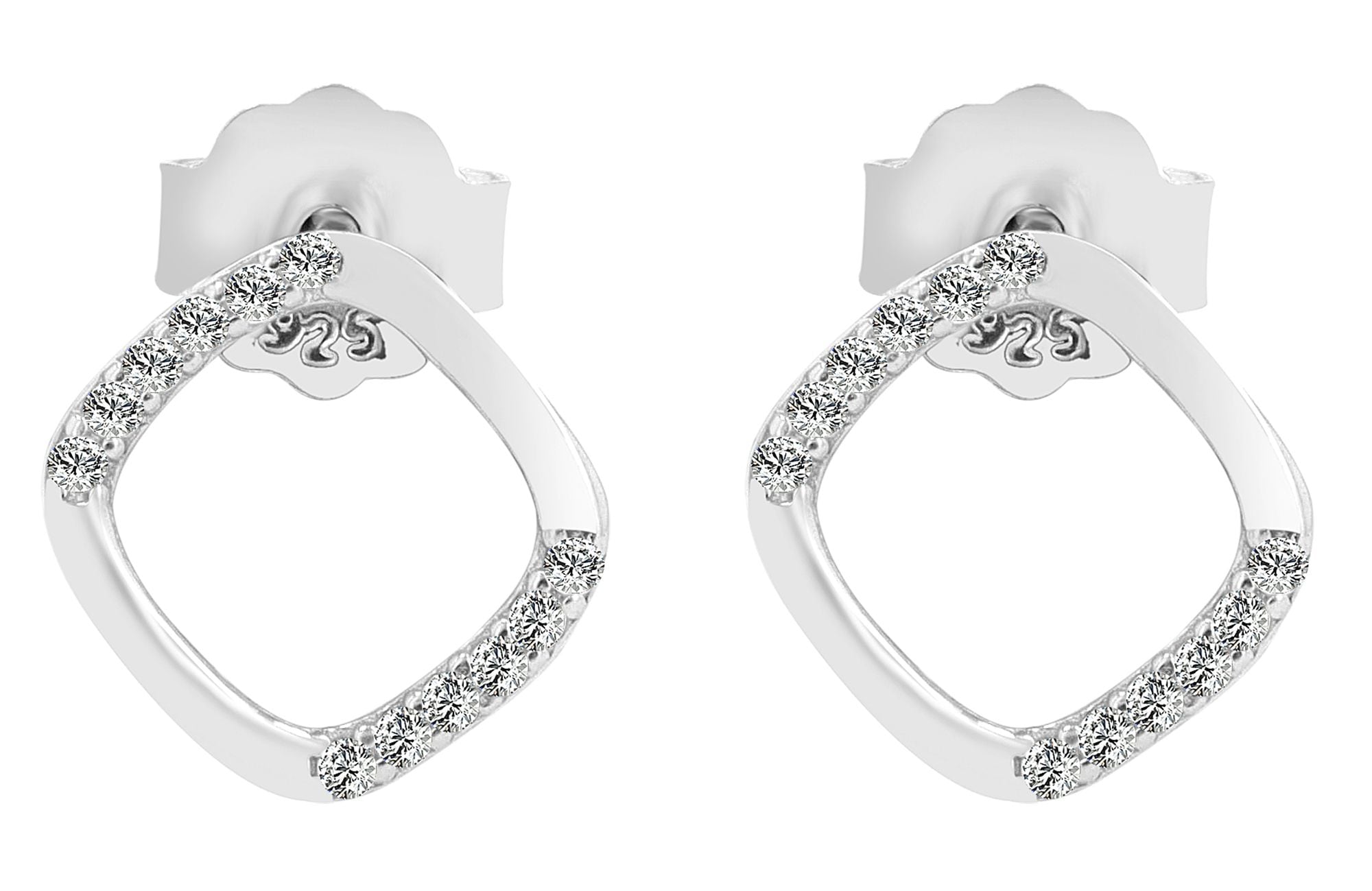 Adelia´s Paar Ohrstecker »Damen Ohrringe ¿ Ohrstecker aus 925 Silber«