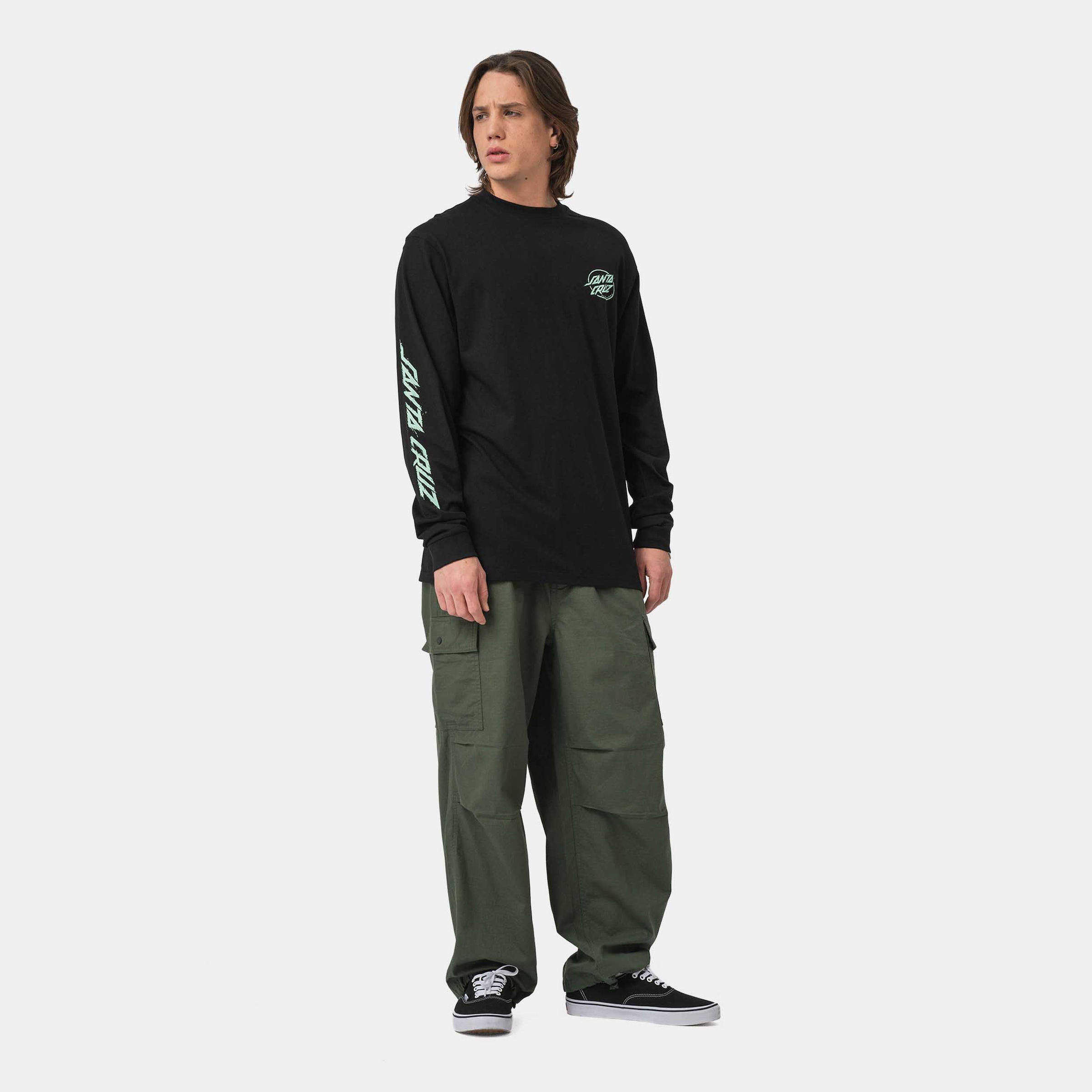 Santa Cruz Langarmshirt »CYBER DOT LS T-SHIRT«, (1 tlg.)