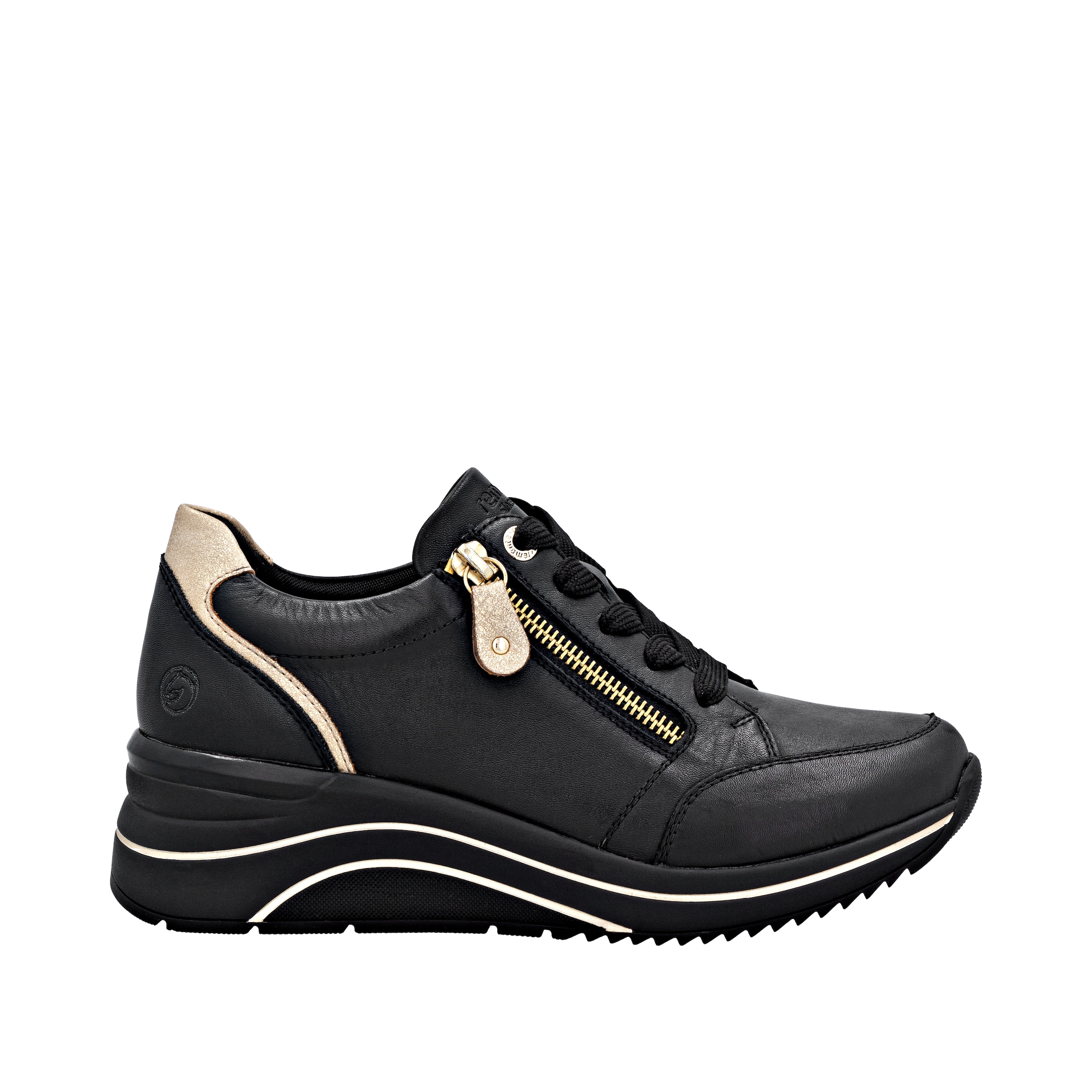 Remonte Keilsneaker, Freizeitschuh, Halbschuh, Schnürschuh mit Rieker TEX-Membran