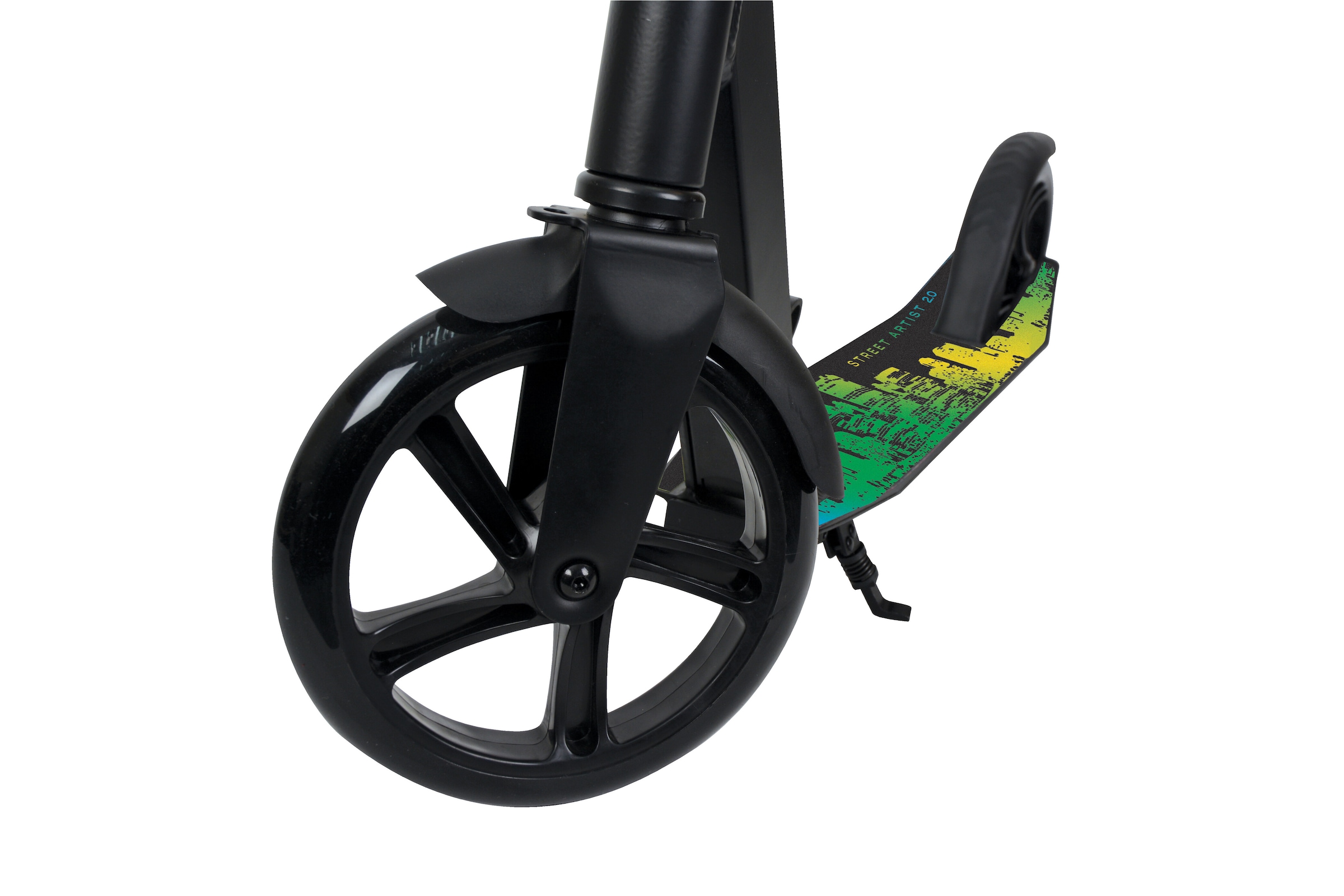 Schildkröt Tretroller »City Scooter STREET ARTIST 2.0, green«
