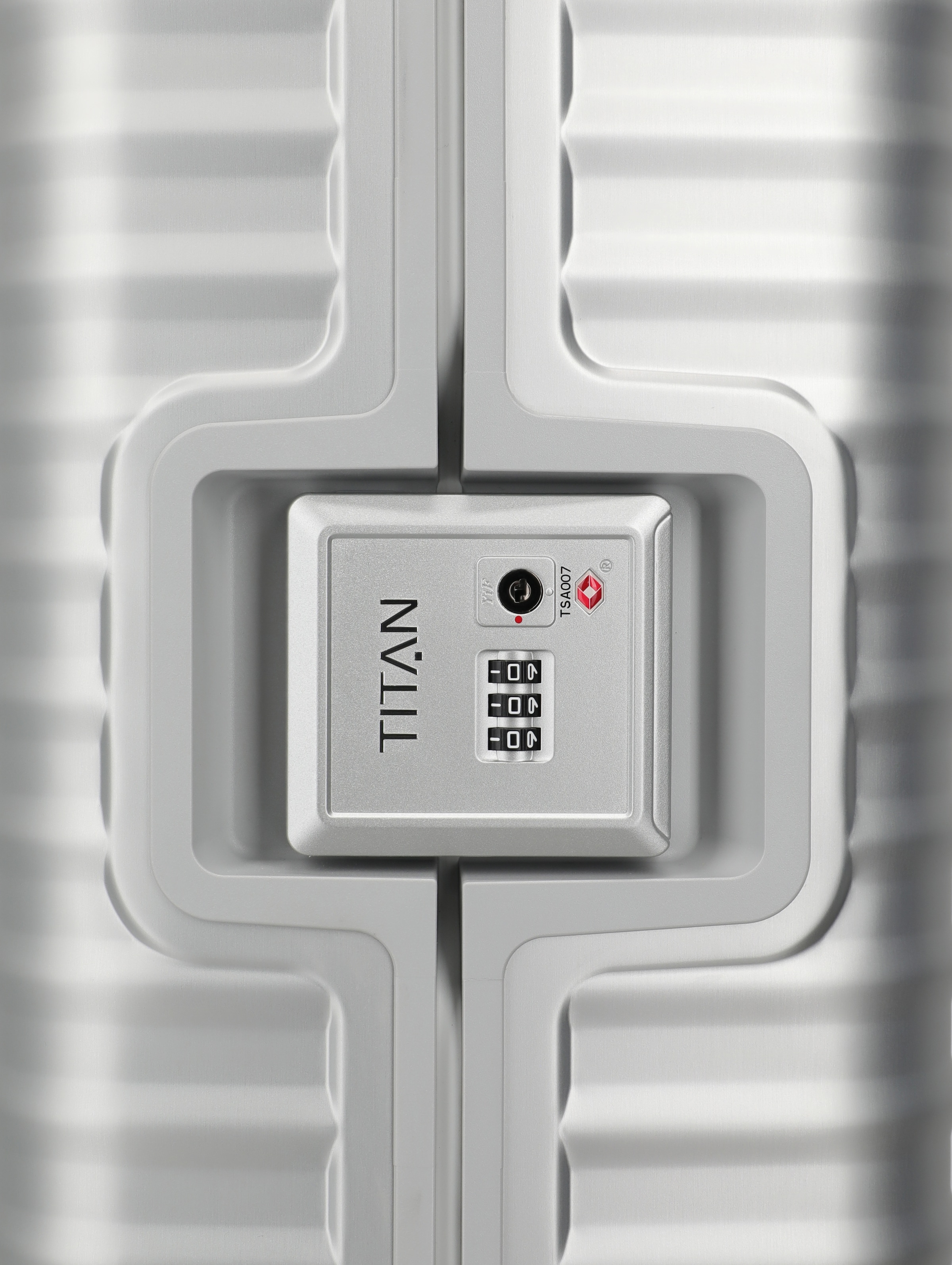 TITAN - Made in Germany Trolley »ETERNITY Aluminium Koffer« 45 l 4 Rollen TSA-Rahmenverschluss, smarte Innenaufteilung & Flüsterrollen