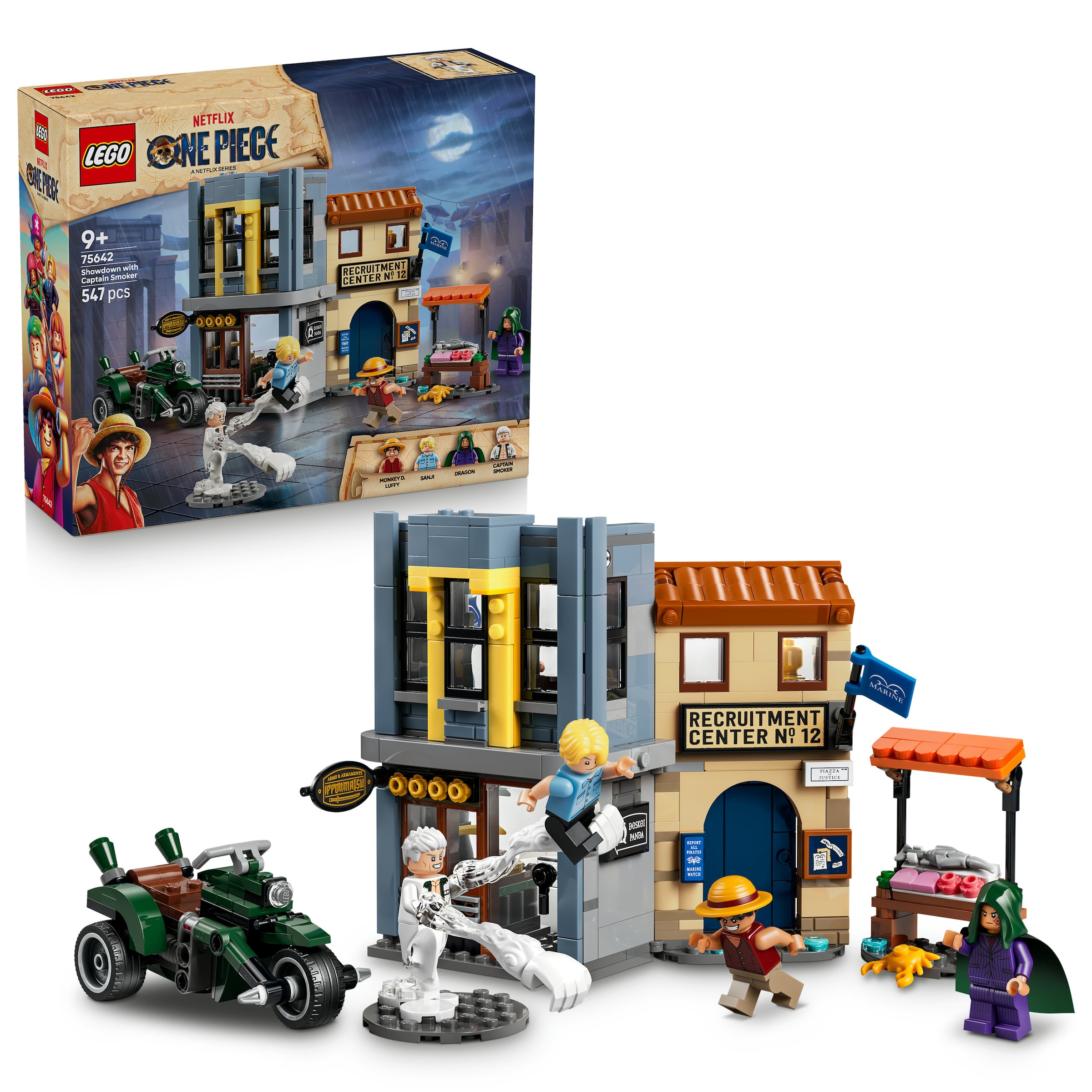 LEGO® Konstruktionsspielsteine »Showdown mit Kapitän Smoker (75642), LEGO ONE PIECE« Made in Europe