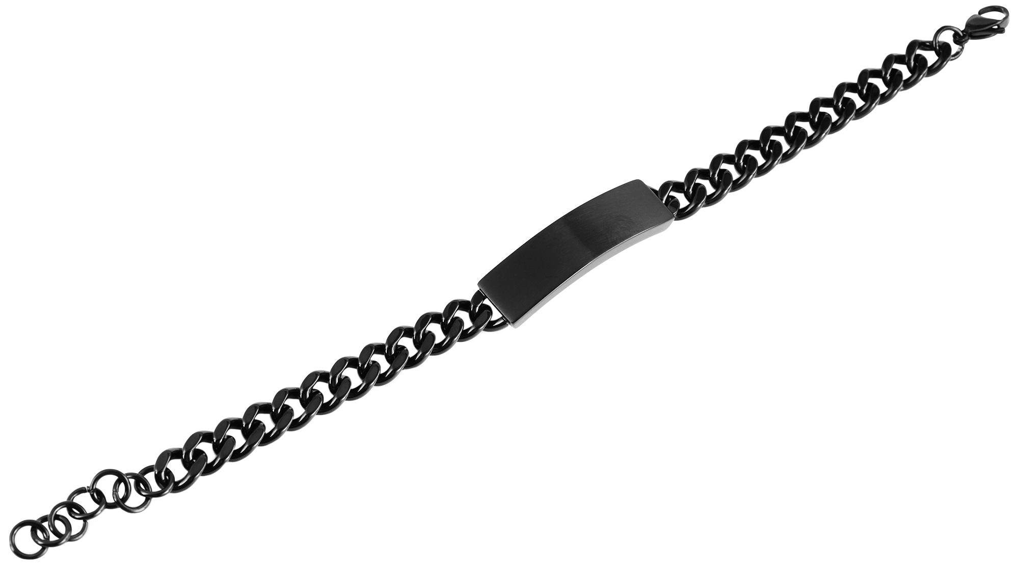 Adelia´s Panzerarmband »Unisex Armband ¿ Panzerarmband aus Edelstahl 21 cm«