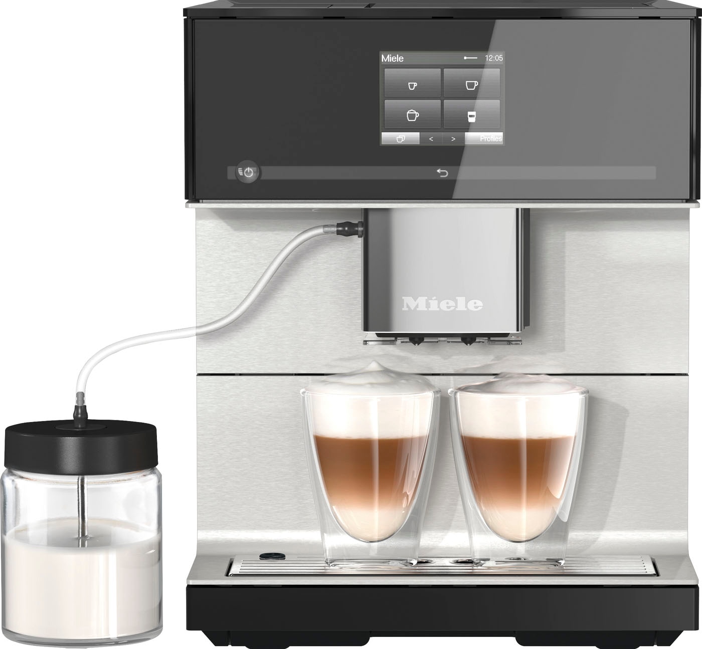 Miele Kaffeevollautomat »CM7350 CoffeePassion, inkl. Milchgefäß, Kaffeekannenfunktion«