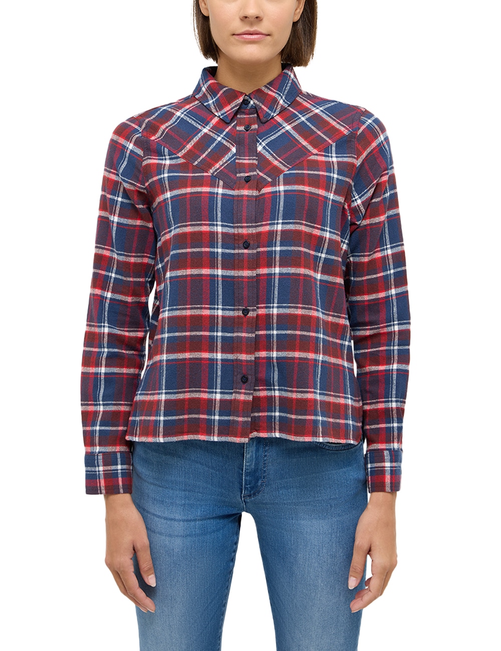 MUSTANG Langarmbluse »Damen Style Bignell«