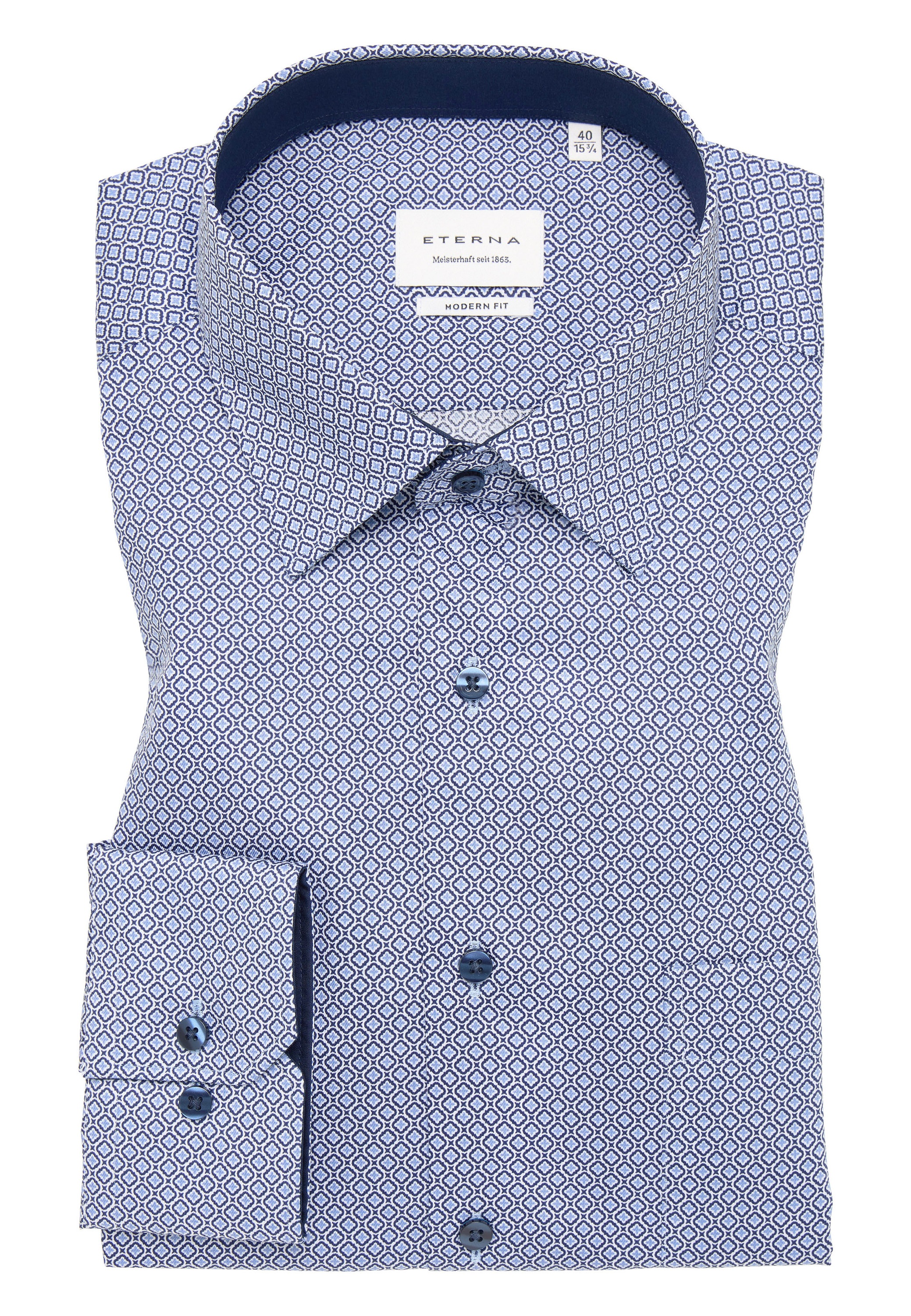 Eterna Langarmhemd »MODERN FIT«, NON IRON (bügelfrei)