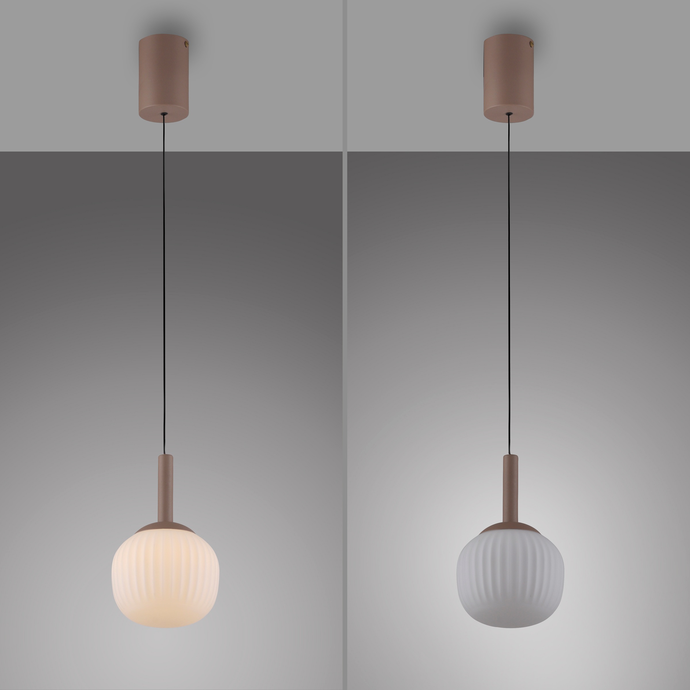 JUST LIGHT LED Deckenleuchte »NAMI« LED-Board 1 Stk. Warmweiß dimmbar, Simply Dim, Memory nach Trennung vom Netz, Comfort Lift