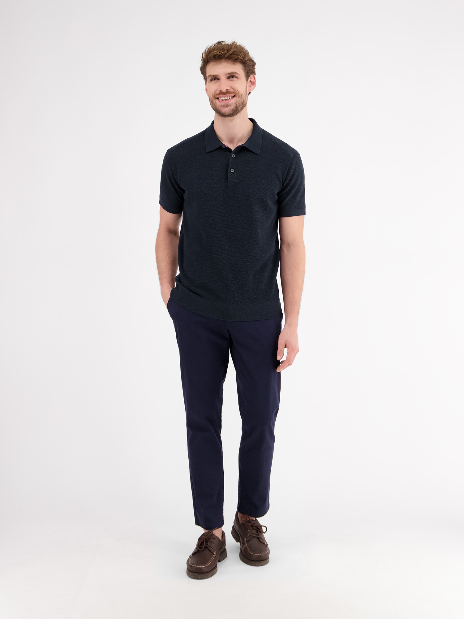 LERROS Poloshirt »Leichtes Sommer-Strick-Polo«