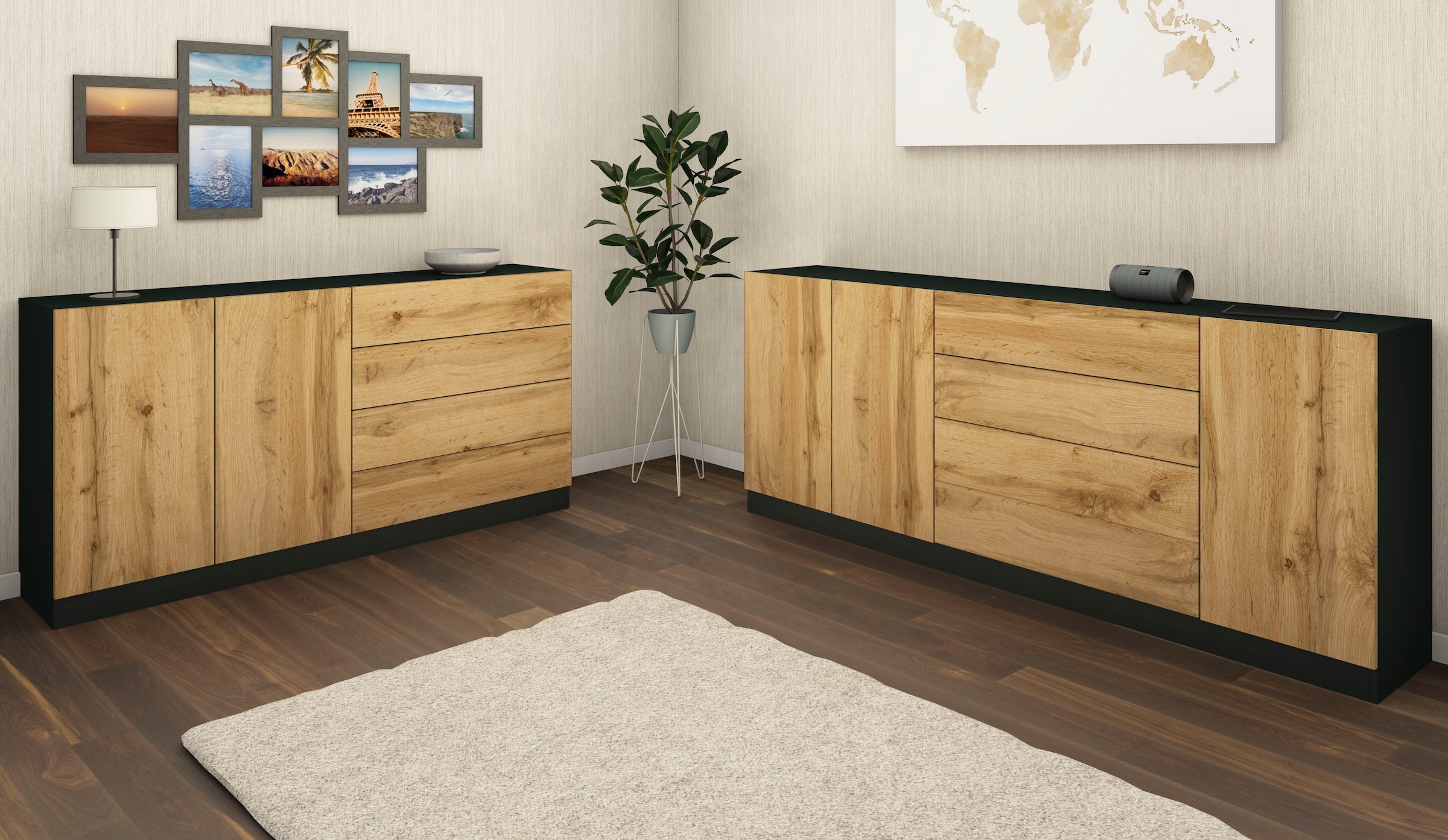 borchardt Möbel Sideboard »Vaasa«, Breite 190 cm