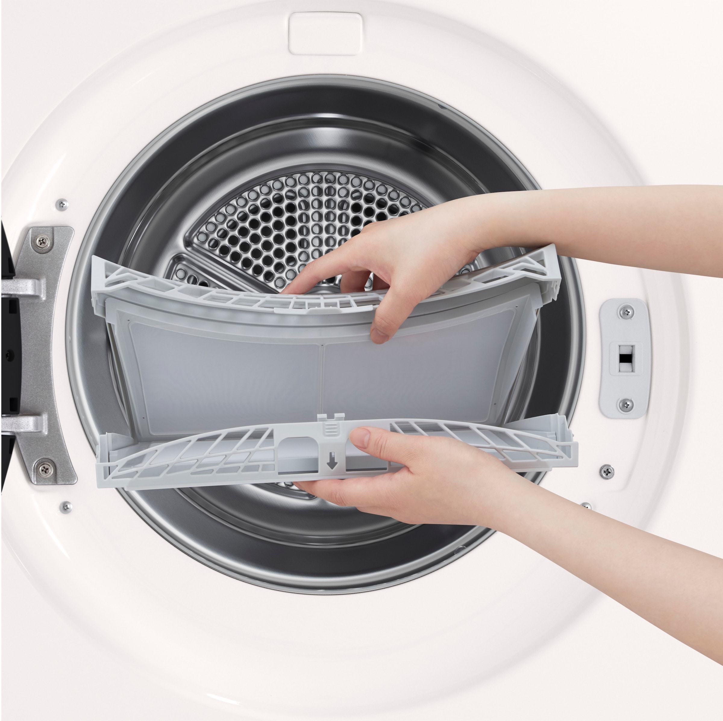 LG Wärmepumpentrockner »RT90X8C«, 9 kg, Allergy Care