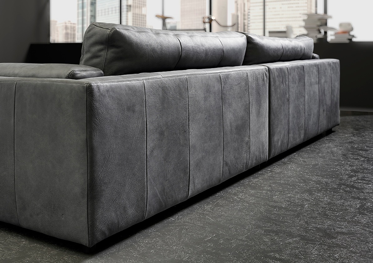 3C Candy Big-Sofa »Karalis mit extra großer Sitztiefe, elegantes Mega Sofa zum Relaxen,«, auch in Cord- oder Leder-Bezug, lose Kissen, loungige Bequemlichkeit
