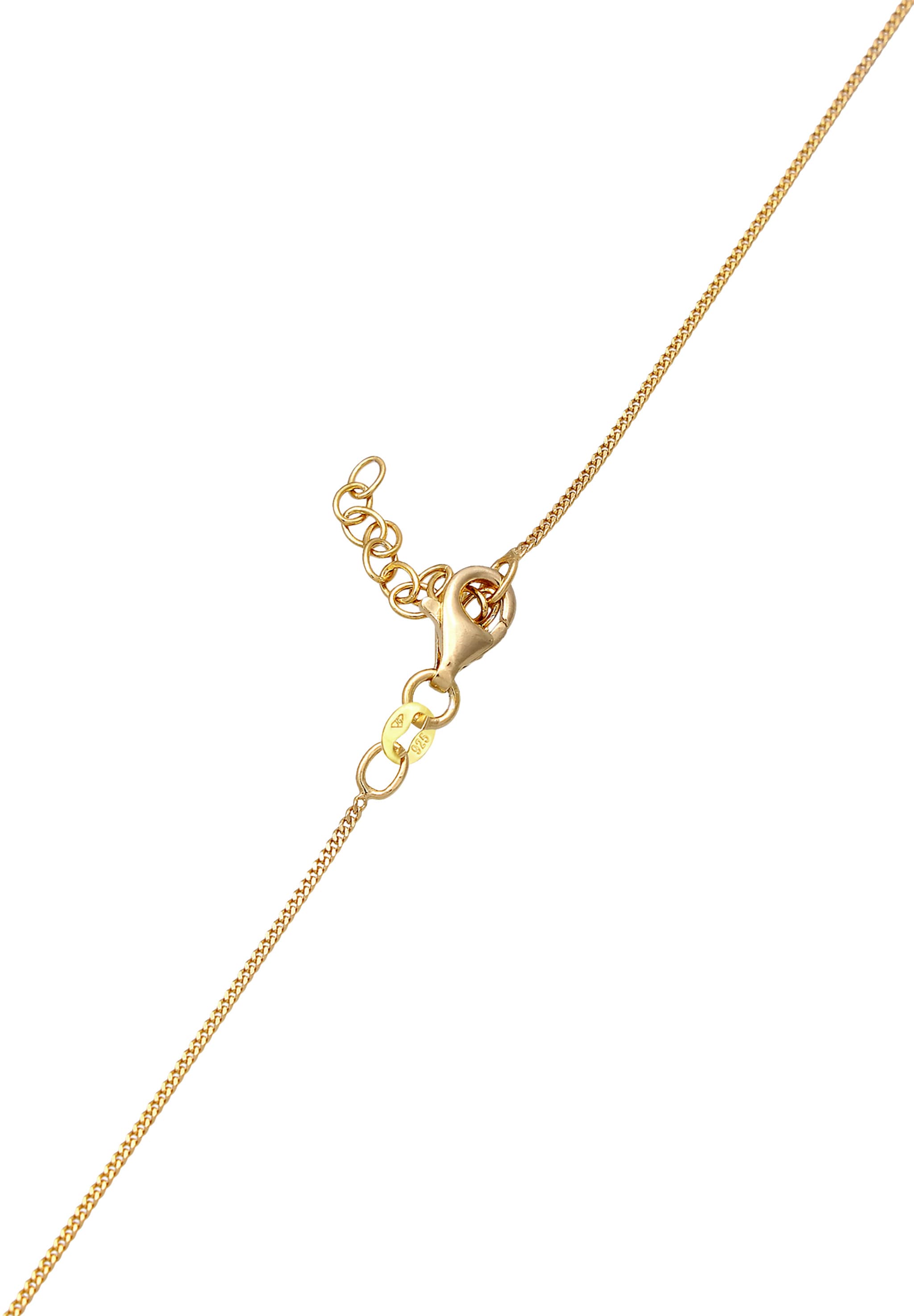 Elli Ohrring und Ketten Set »Schmuckset Glas Kristalle Rose 925 Sterling Silber«