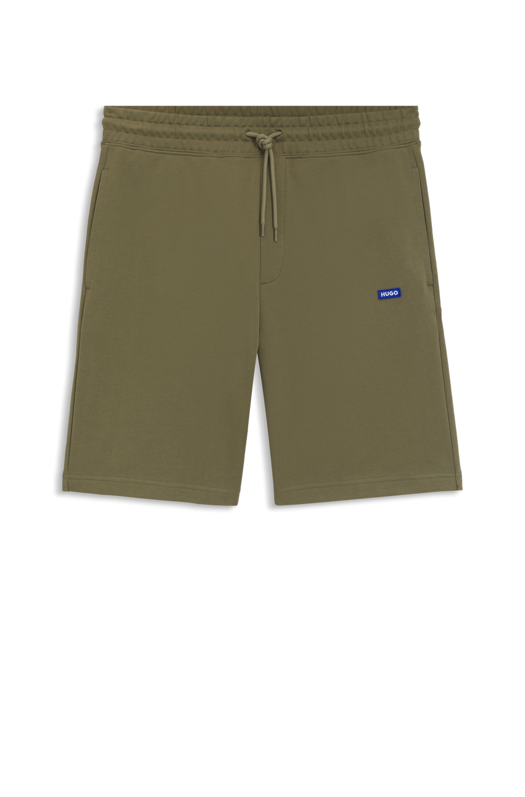 HUGO Blue Sweatshorts »Nasensio«, mit Markenlabel
